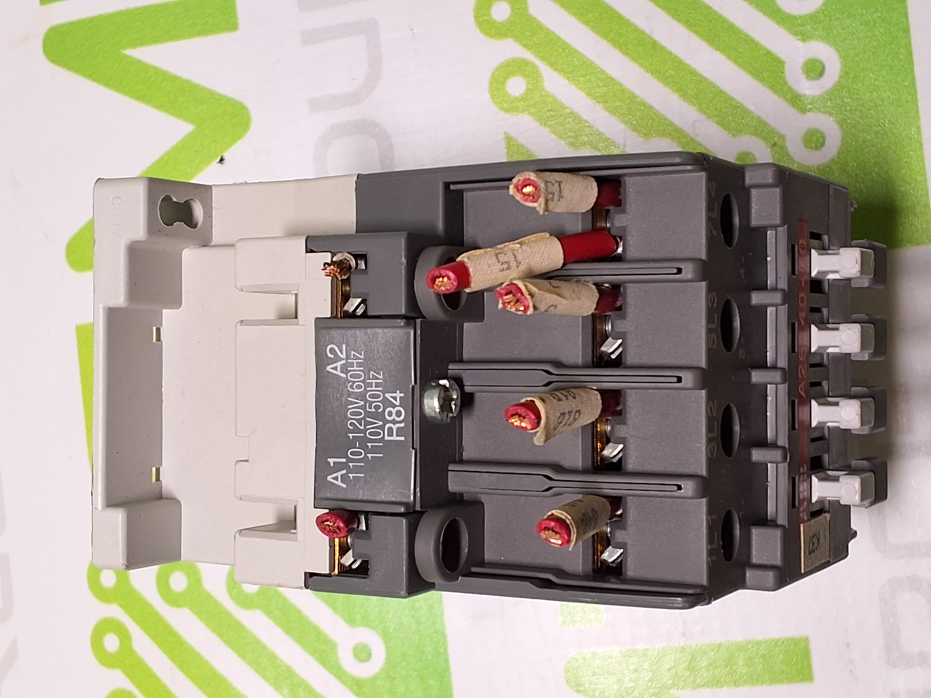 Used ABB A26-40-00 CONTACTOR A26 45A 600VAC