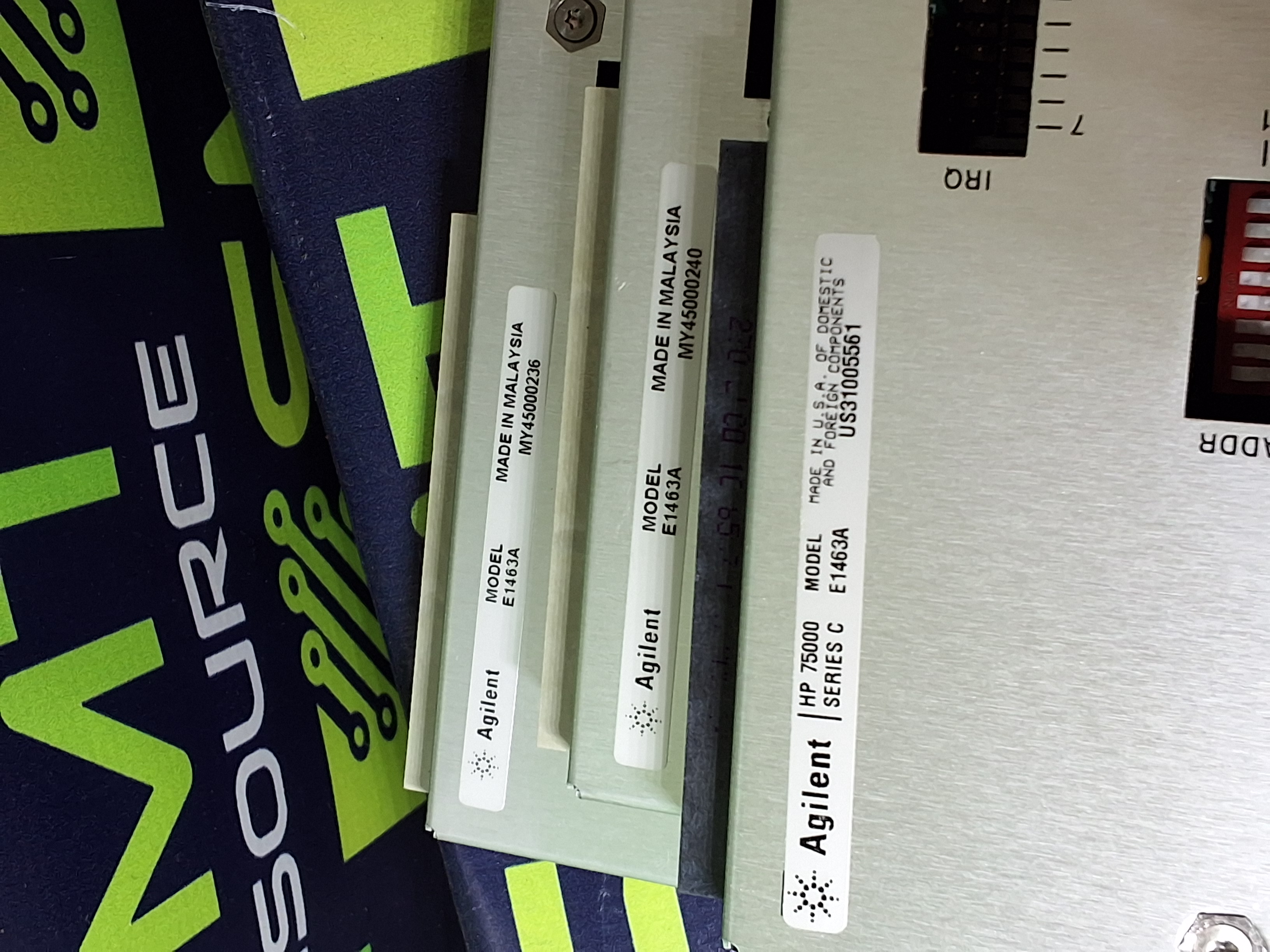 Used AGILENT HP E1463A 75000 SERIES C 32-CHANNEL 5 AMP SWITCH MODULE