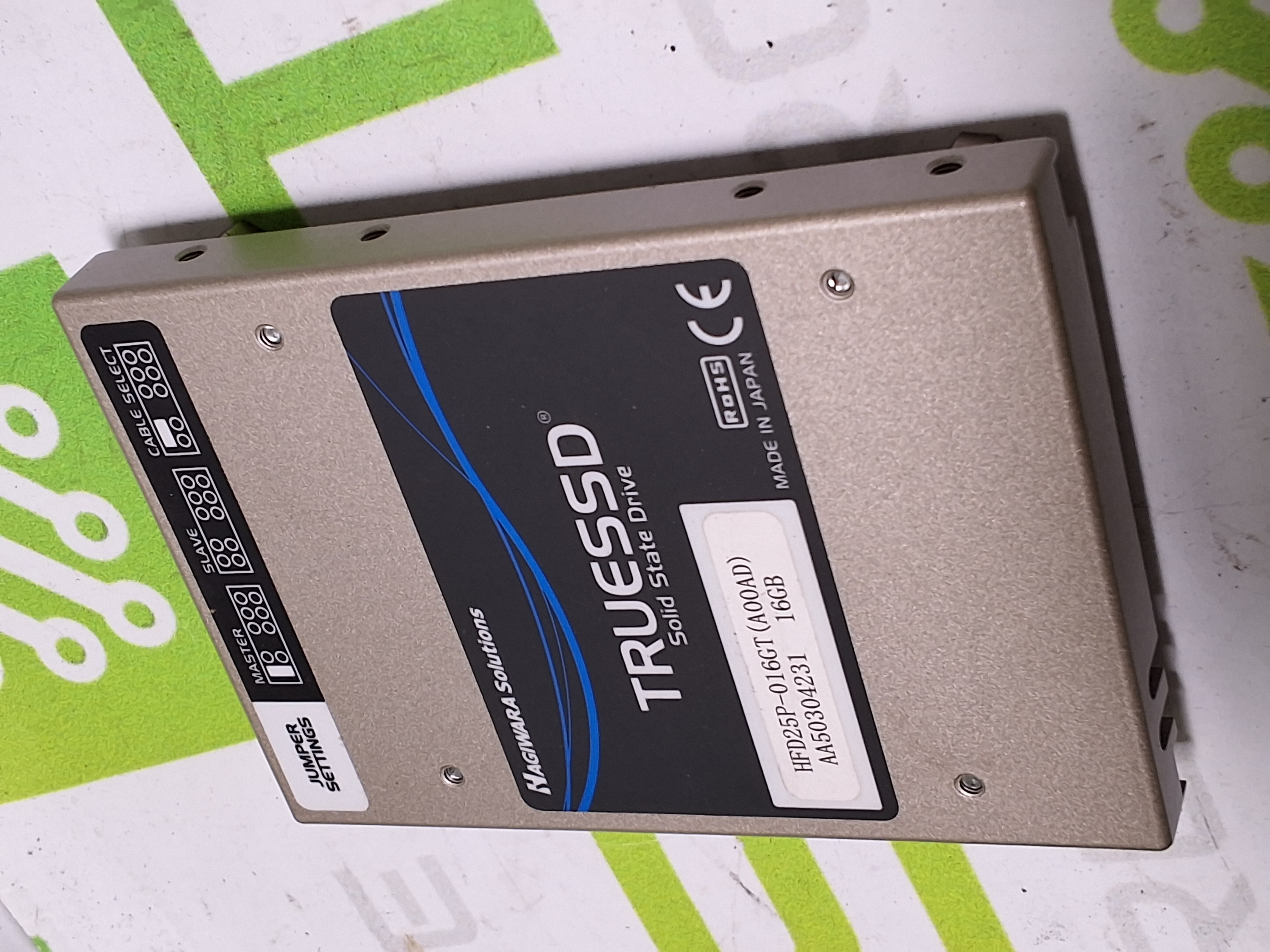 Used HAGIWARA SOLUTIONS HFD25P-016GT 16GB TRUE SSD SOLID STATE DRIVE