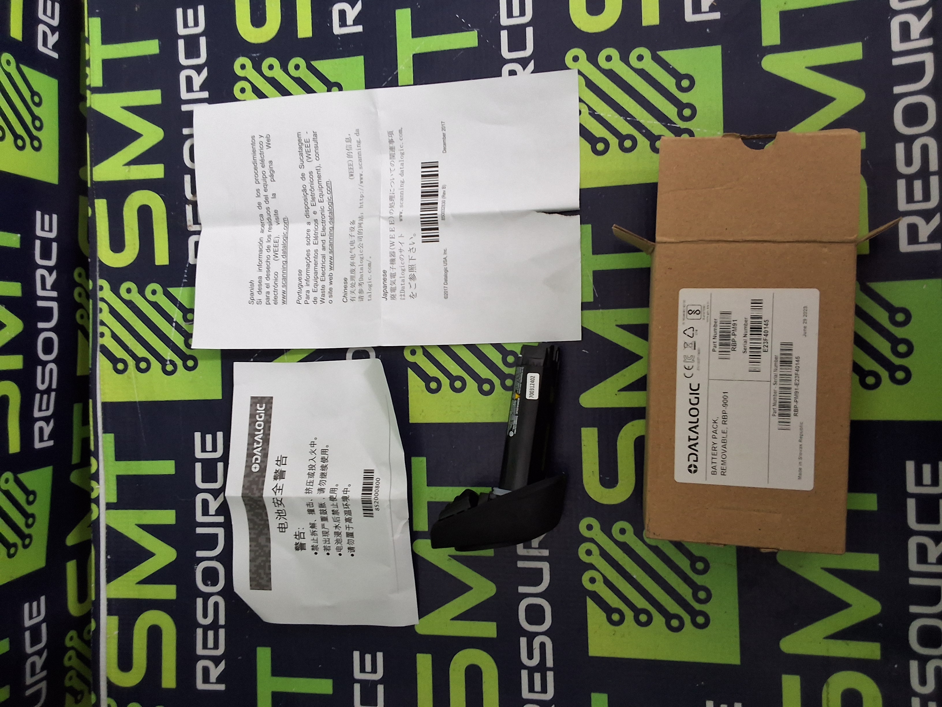 DATALOGIC RBP-PM91-BK-RBP-9001 REPLACEMENT BATTERY PACK 