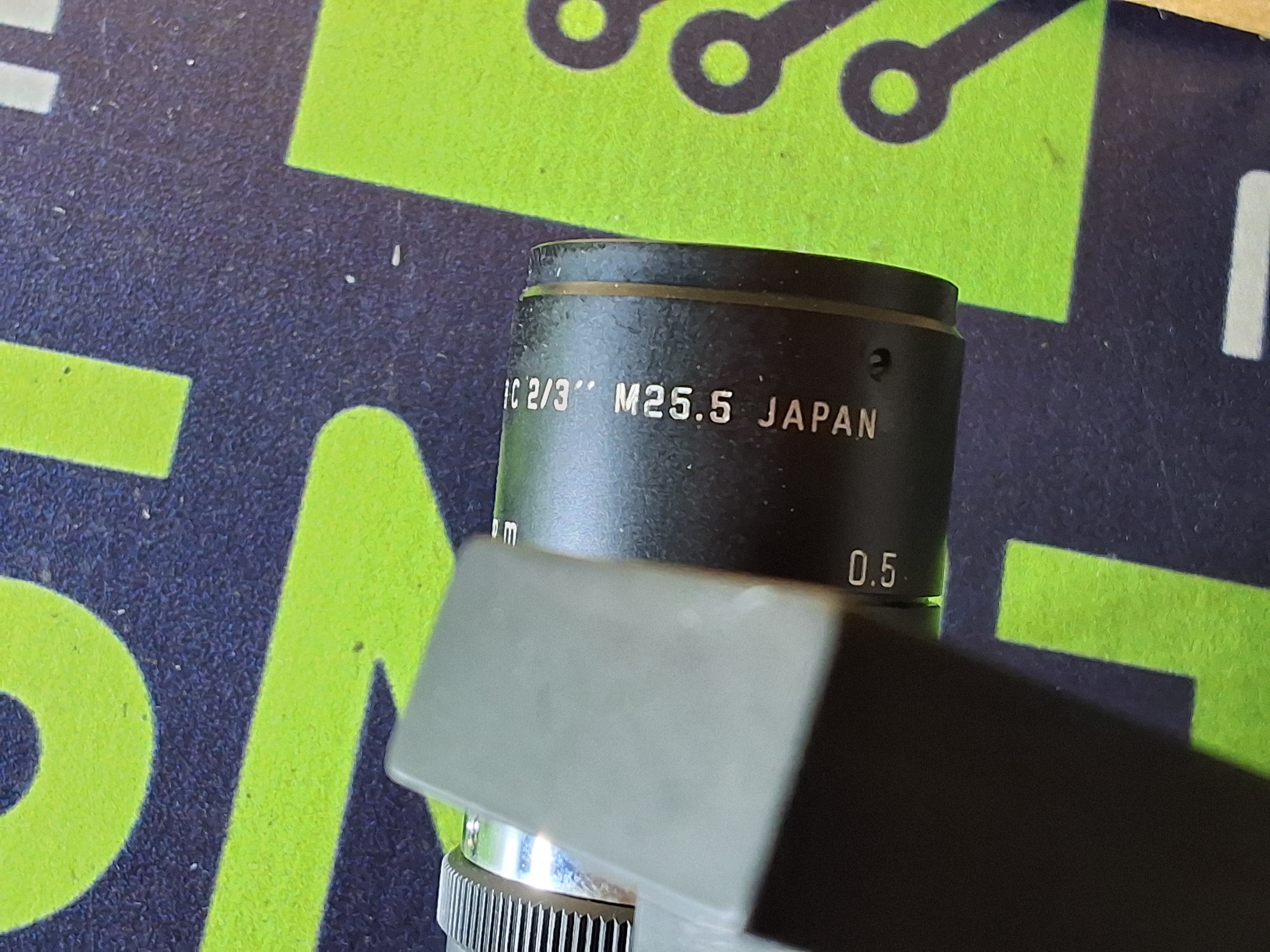 Used YES TECH 11757 - 10046 THIN CCD CAMERA ASSEMBLY WITH 50mm LENS