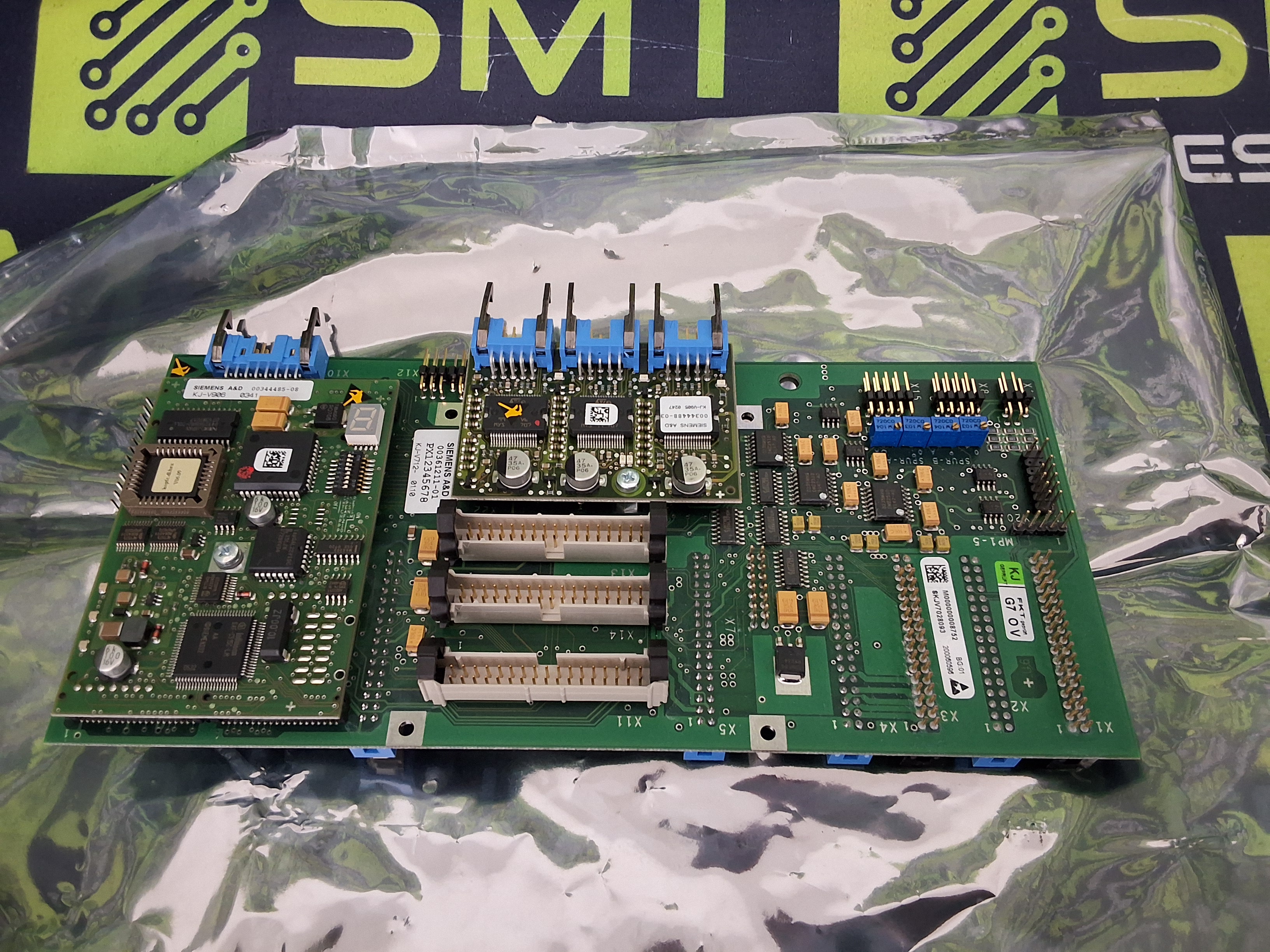Used SIEMENS 00361211-01 Portal Head Distributor / Head PCB - 00344485-08