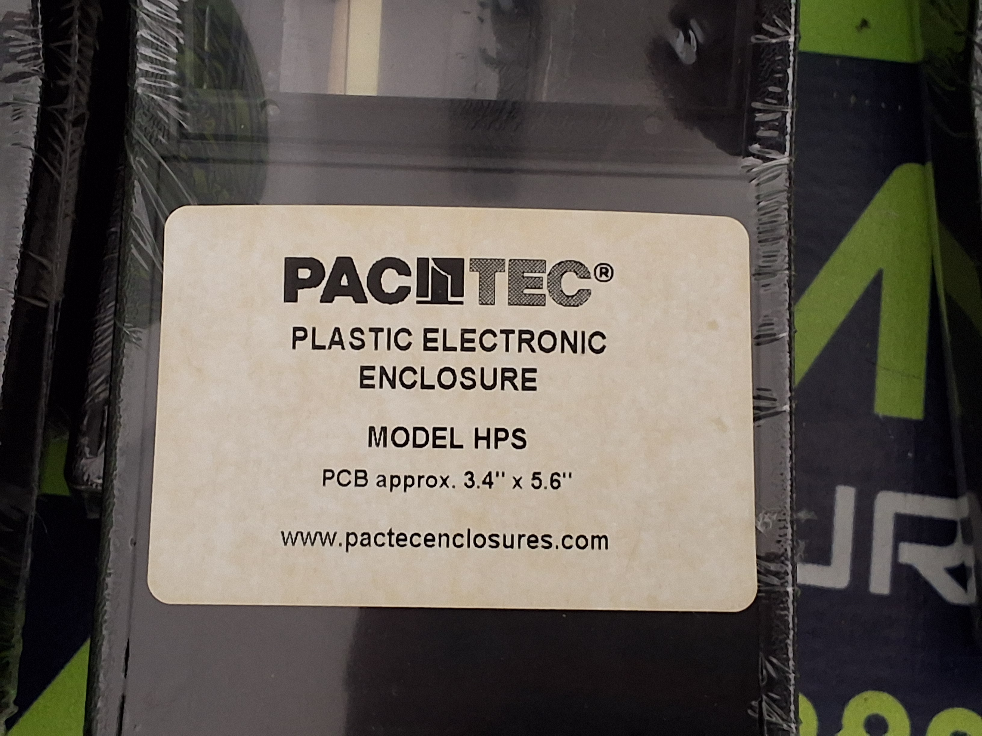 PACTEC MODEL HPS PLASTIC ELECTRONIC ENCLOSURE - LOT OF 2 - BRAND NEW