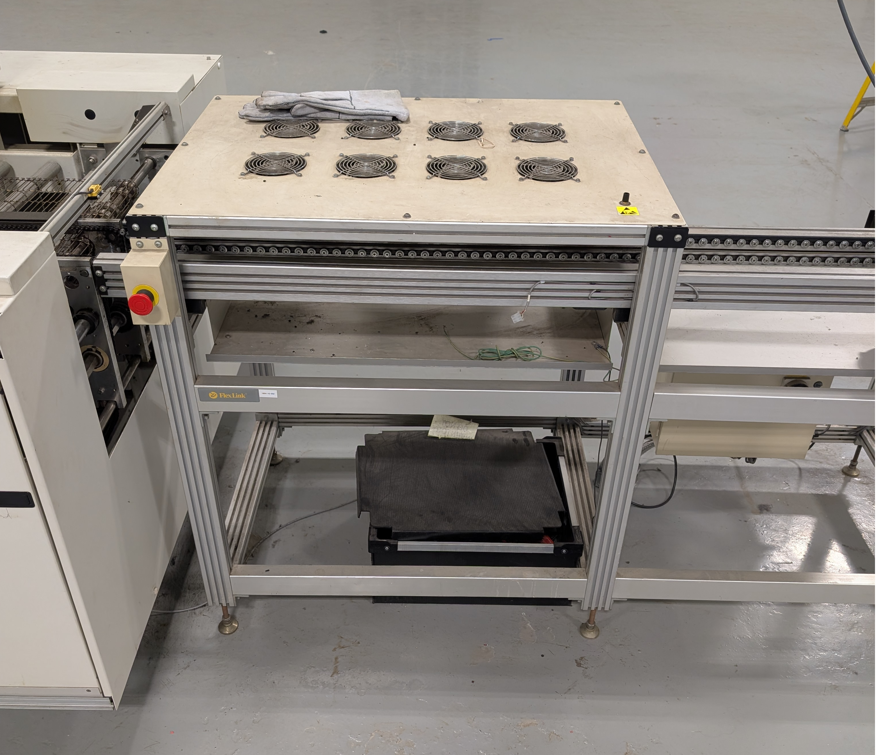 Used Flexlink 6' Roller Edge Conveyor 