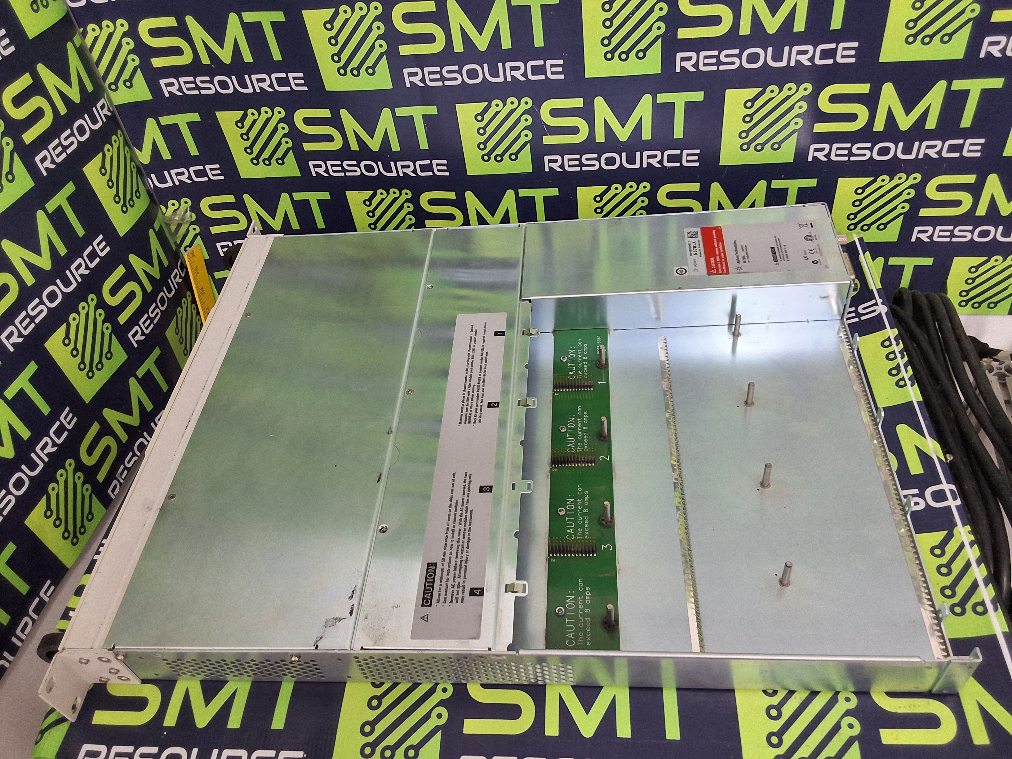Used AGILENT N6701A LOW-PROFILE MPS MODULAR DC POWER SUPPLY MAINFRAME 600W