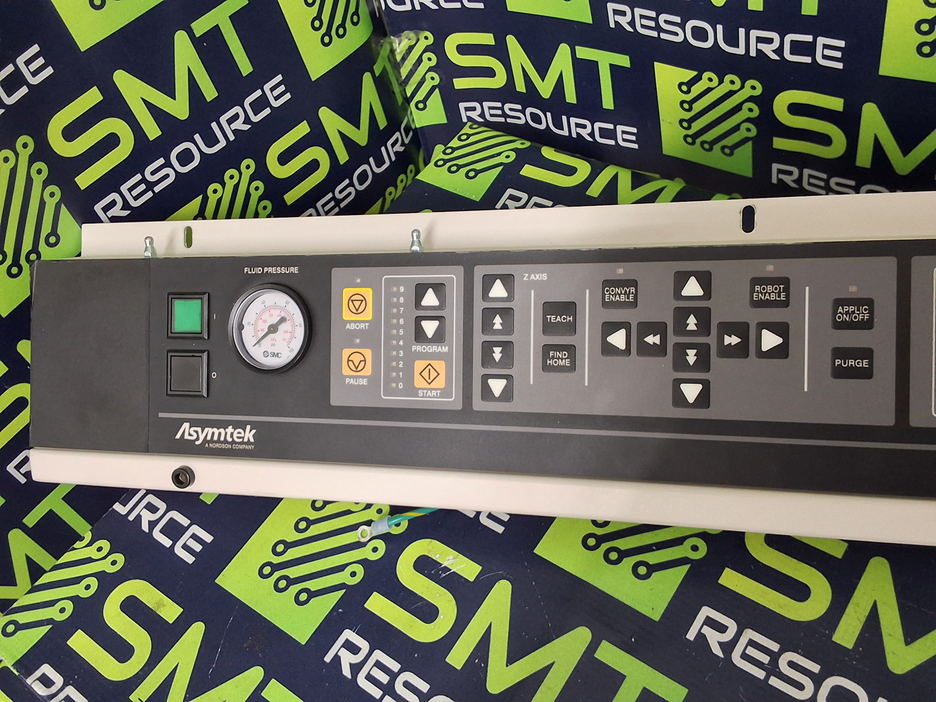 Used ASYMTEK C-708 AICE AUTOMATED FLUID DISPENSING PLACEMENT INTERFACE PANEL 02-2104-00