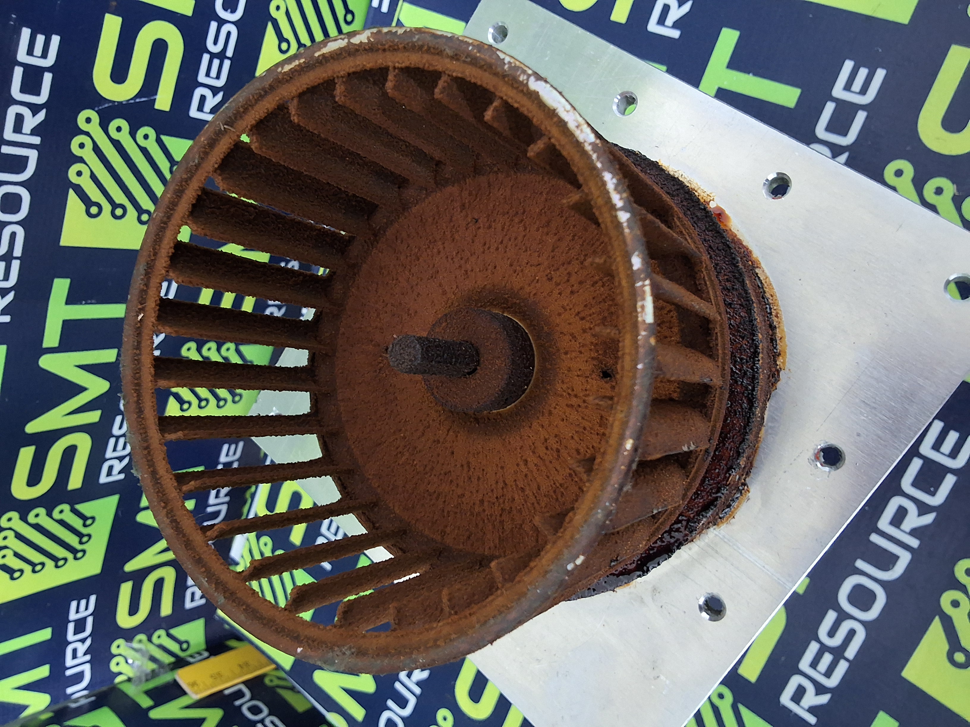 Used A.O. SMITH JF1F071N CONVECTION BLOWER DRIVE MOTOR & CAGE FAN
