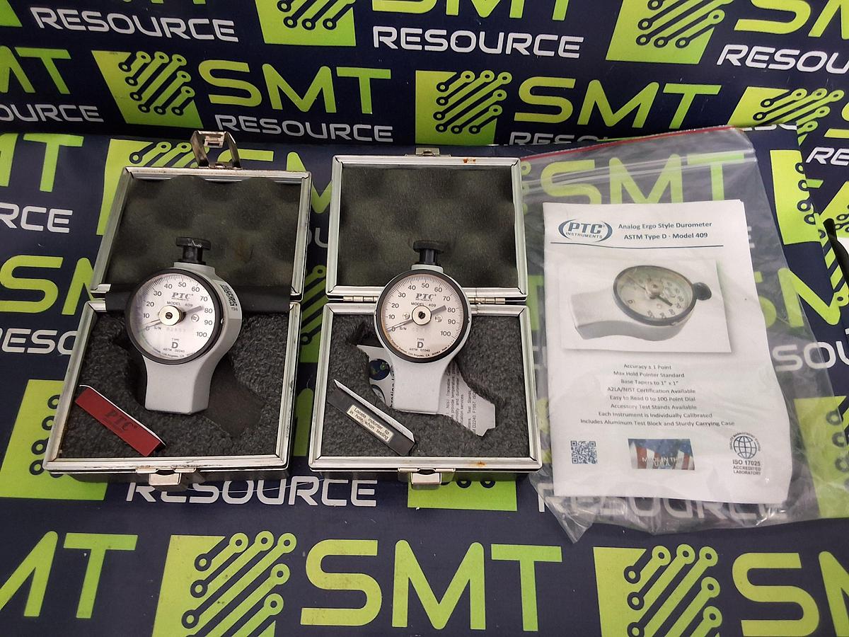Used PTC INSTRUMENTS MODEL 409 TYPE D D2240 DUROMETER