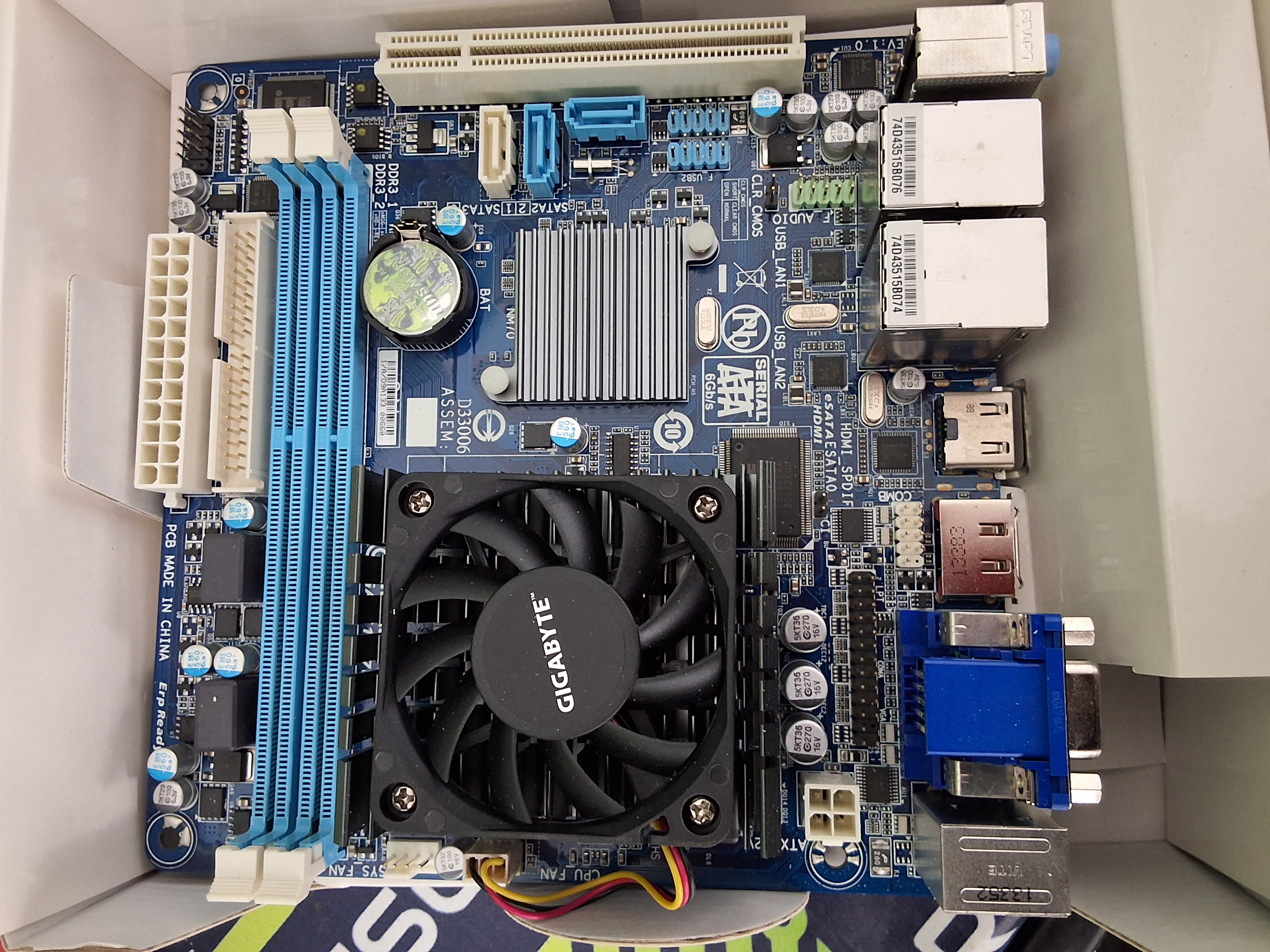 GIGABYTE GA-C1037UN ULTRA DURABLE MOTHERBOARD - BRAND NEW
