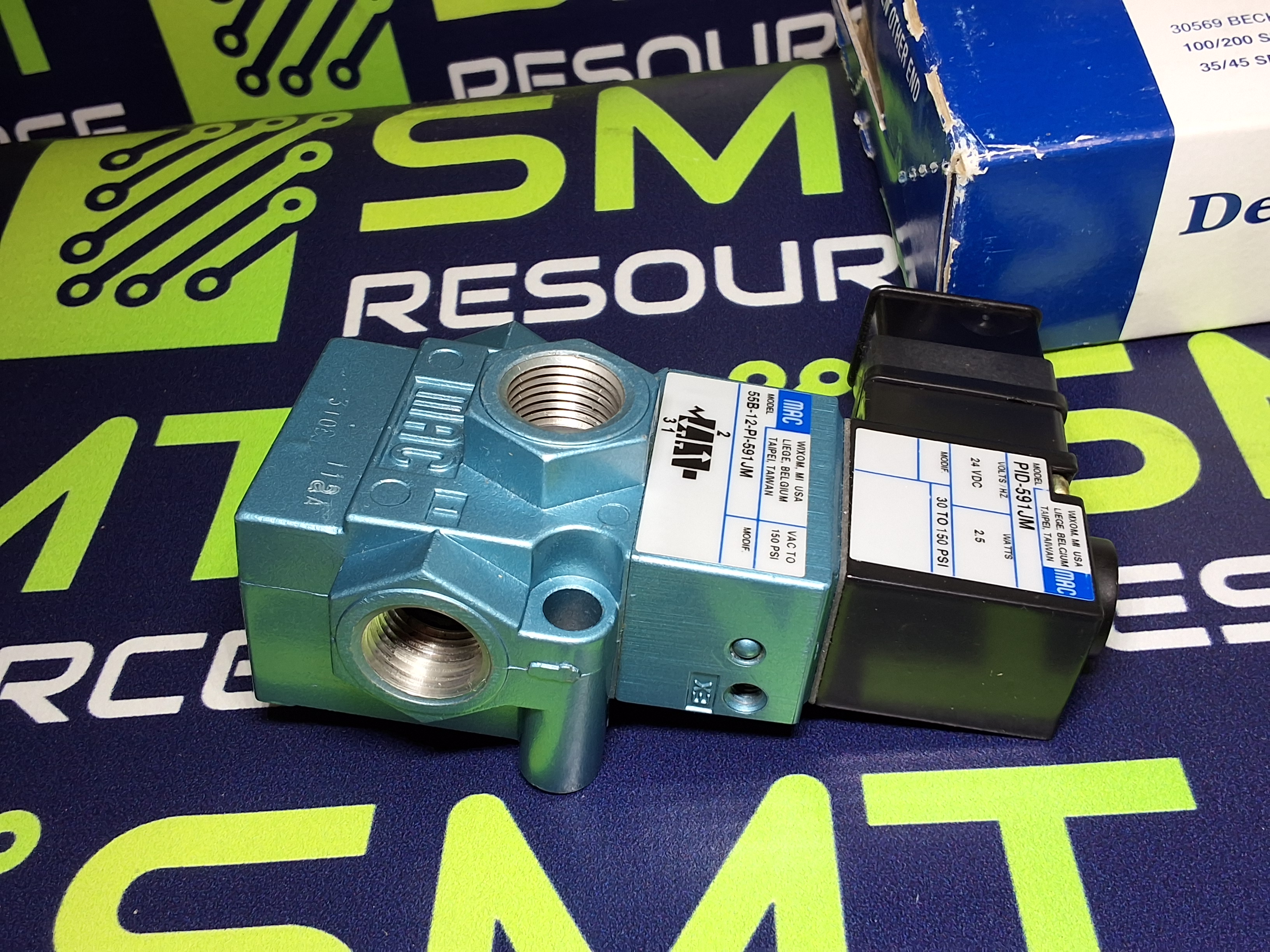 MAC 55B-12-PI-591JM SOLENOID VALVE - BRAND NEW