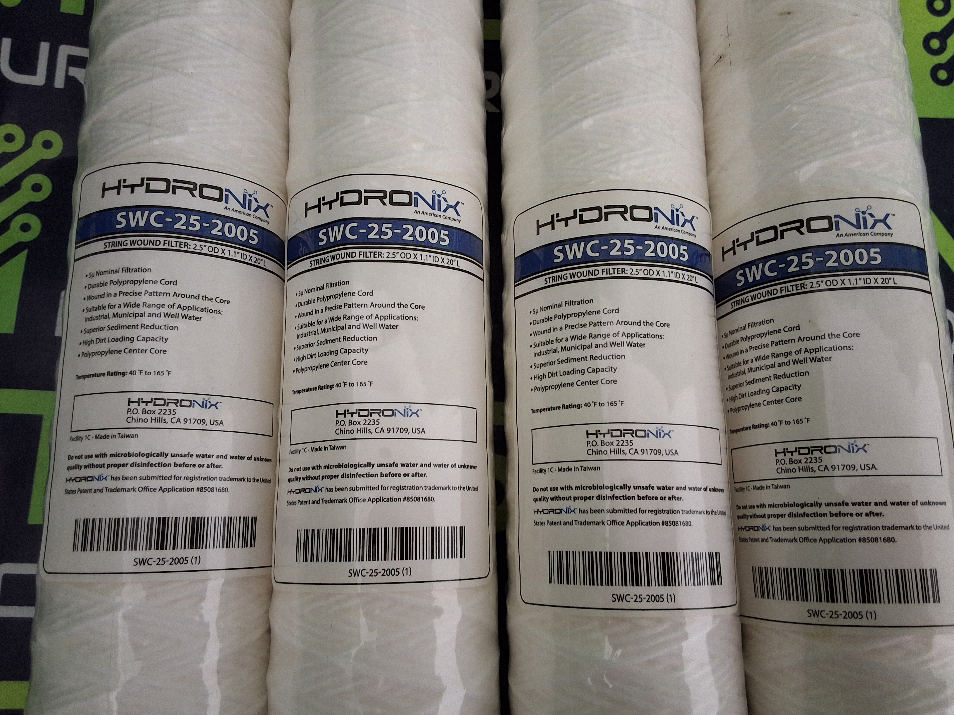 HYDRONIX SWC-25-2005 STRING WOUND FILTER - LOT OF 4 - BRAND NEW