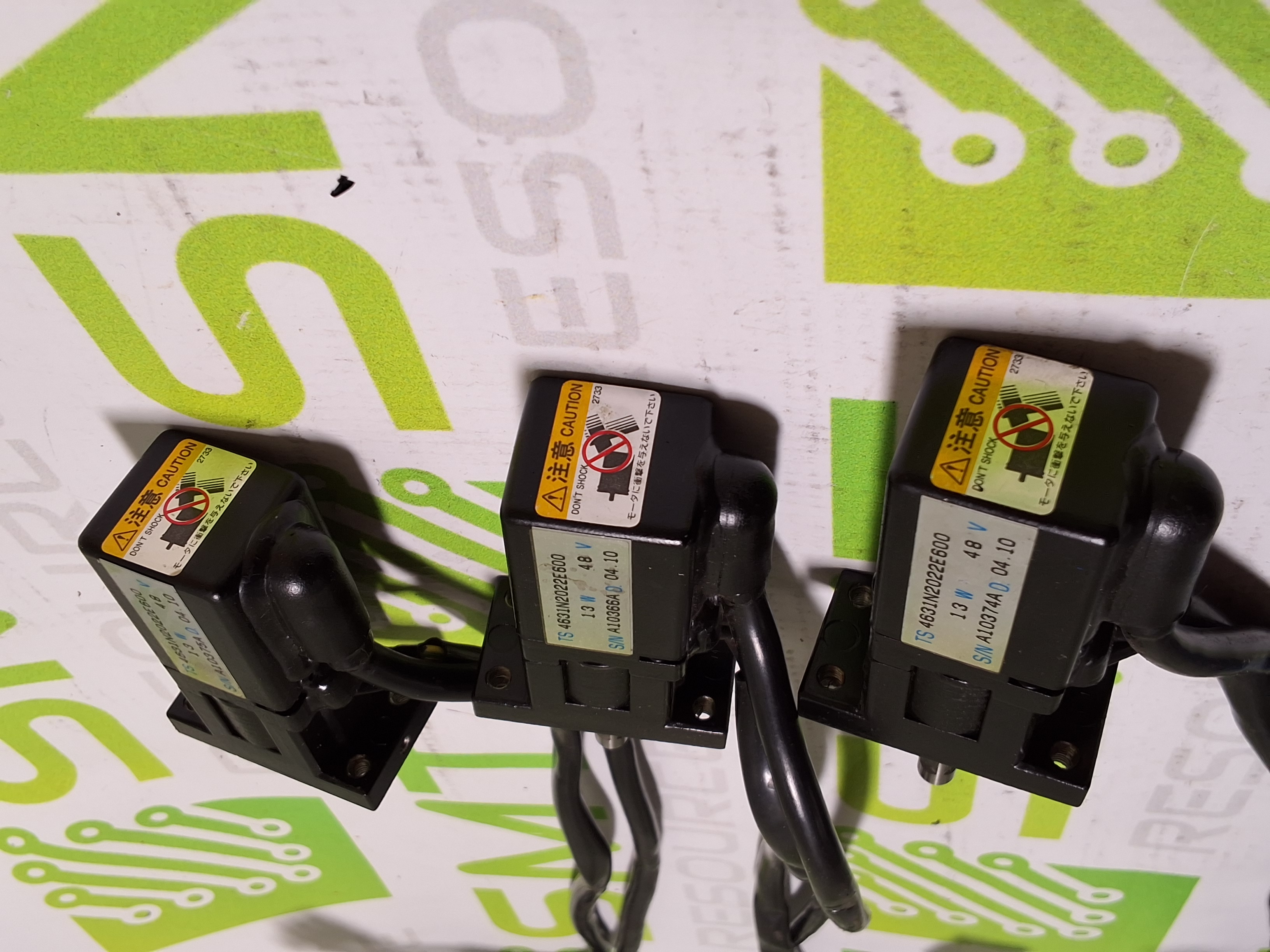 Used JUKI 4631N2022E600 AXIS MOTOR 13W 48V