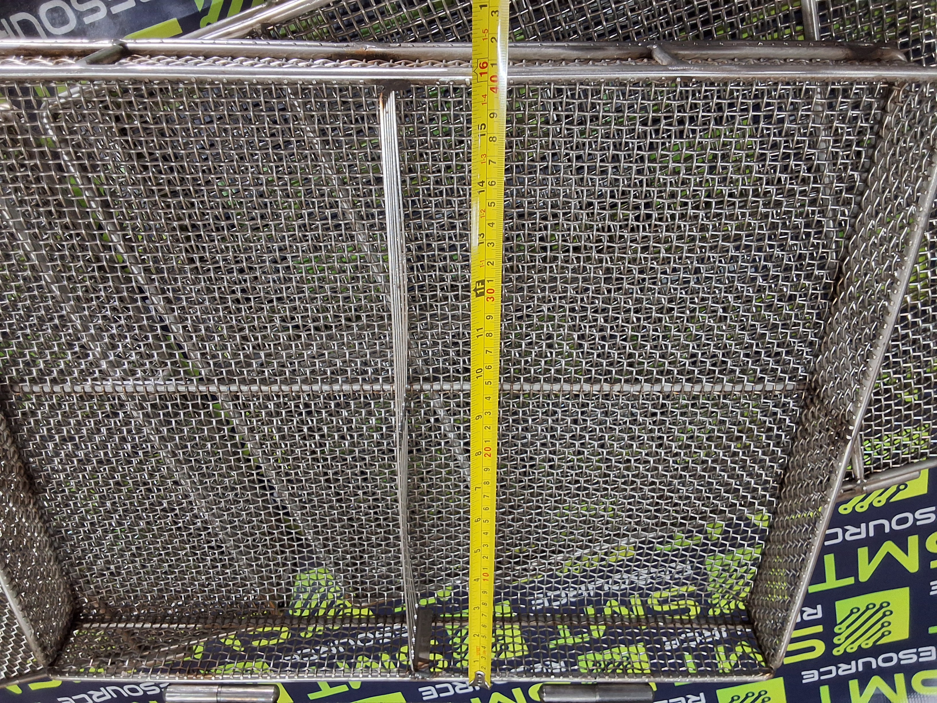 Used STAINLESS STEEL WIRE MESH PCB WASH BASKET 