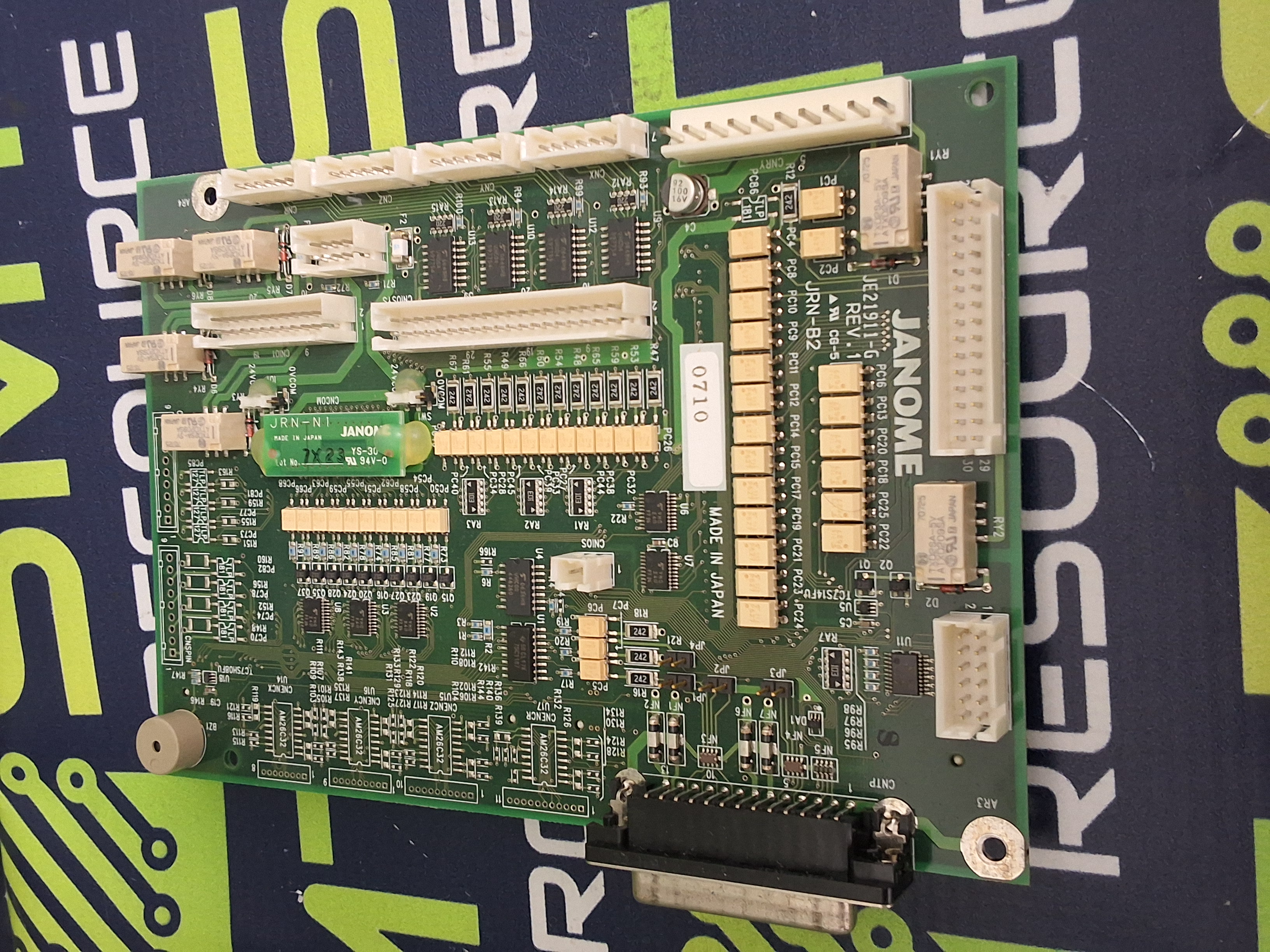 Used JANOME JE21911-G JRN-B2 CONTROL BOARD 