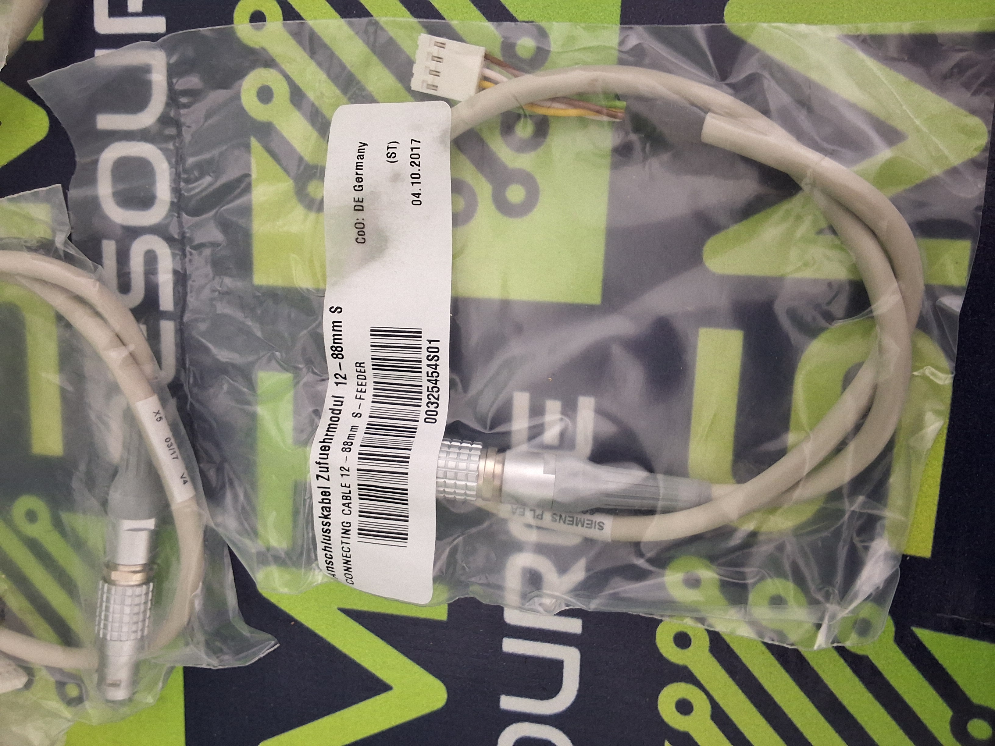 SIEMENS 00325454-01 POWER CONNECTING CABLE - BRAND NEW