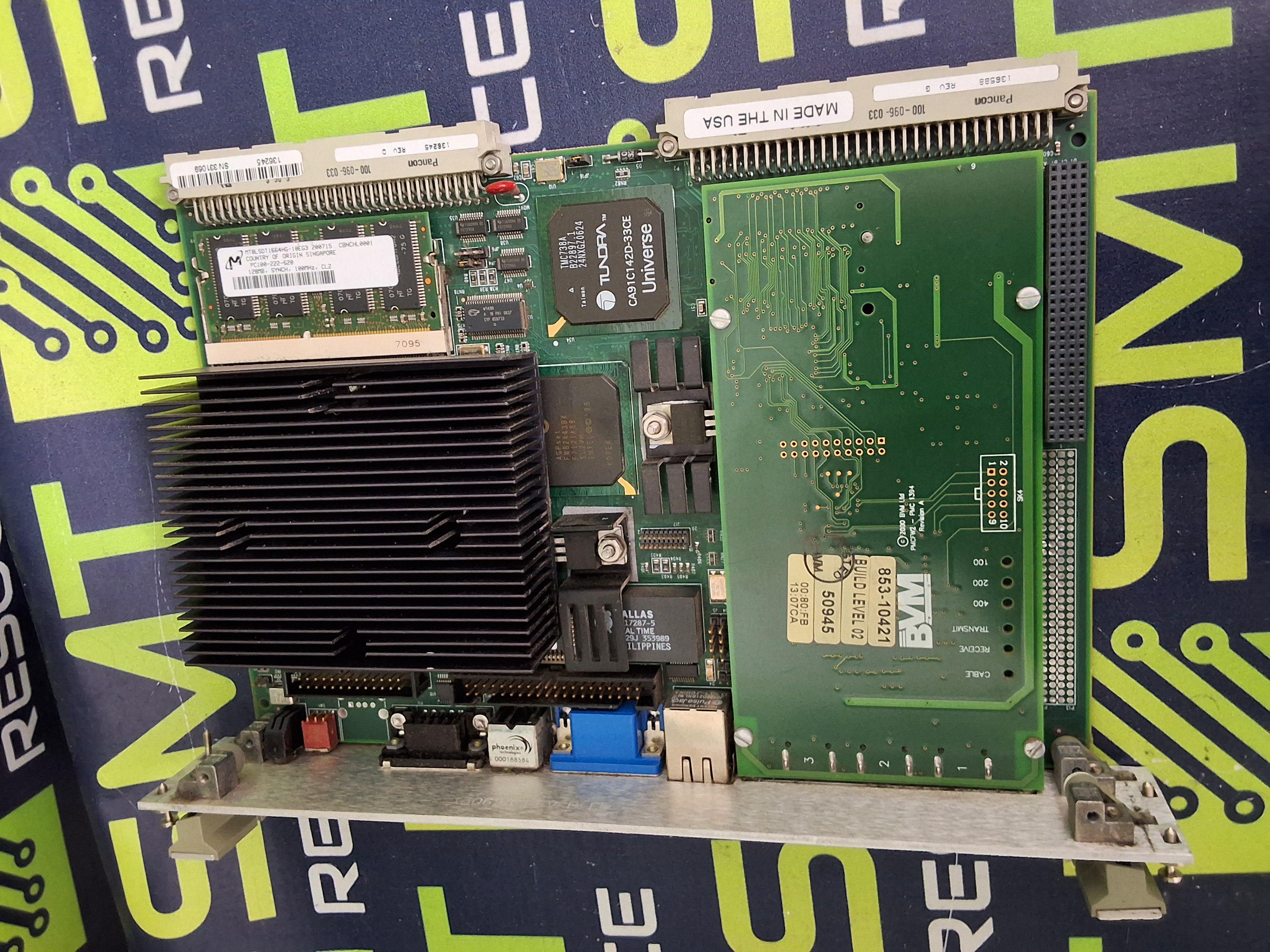 Used UNIVERSAL INSTRUMENTS ESI-650F VISION PROCESSOR MODULE 136245