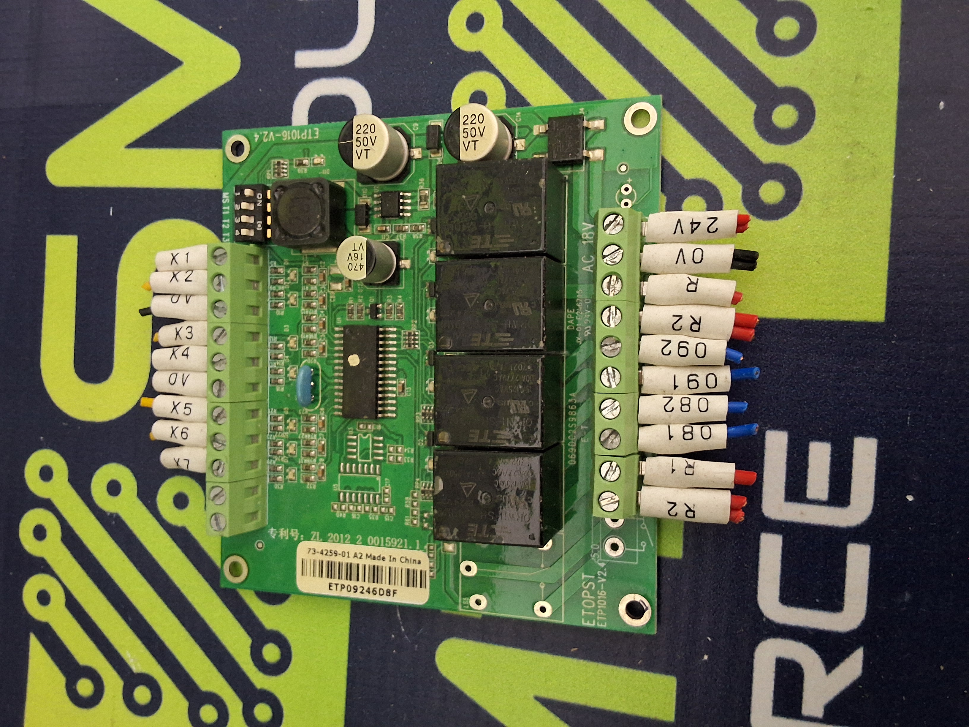 Used ETOPST 73-4259-01 A2 CIRCUIT BOARD