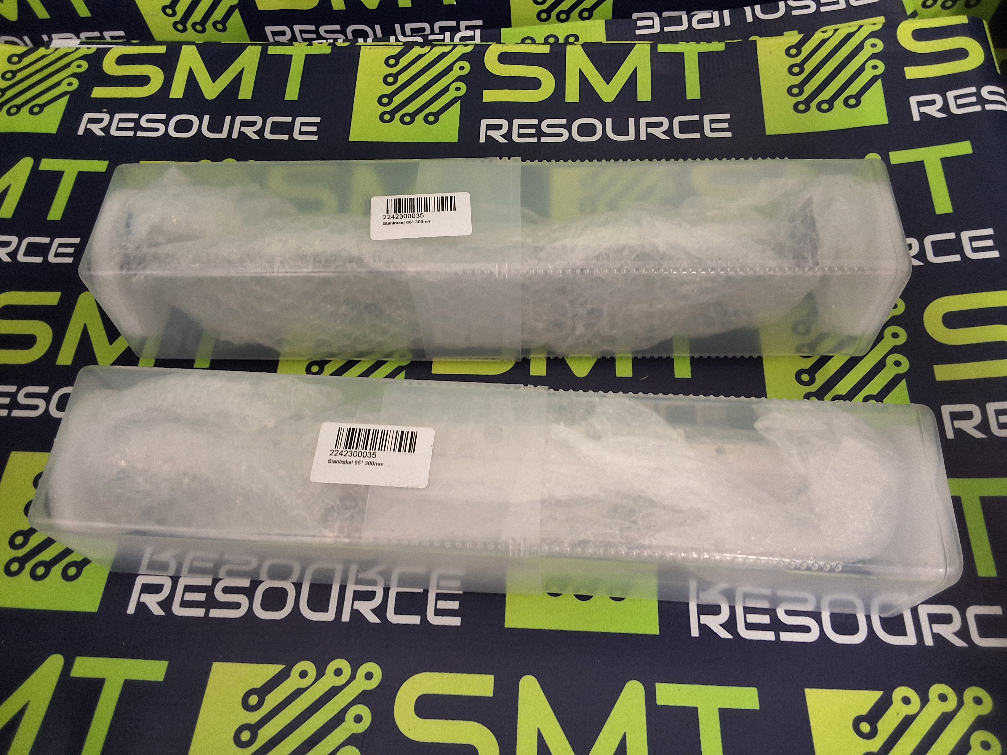 EKRA 65° 300mm METAL SQUEEGEE SET 2242300035 - LOT OF 2 - BRAND NEW