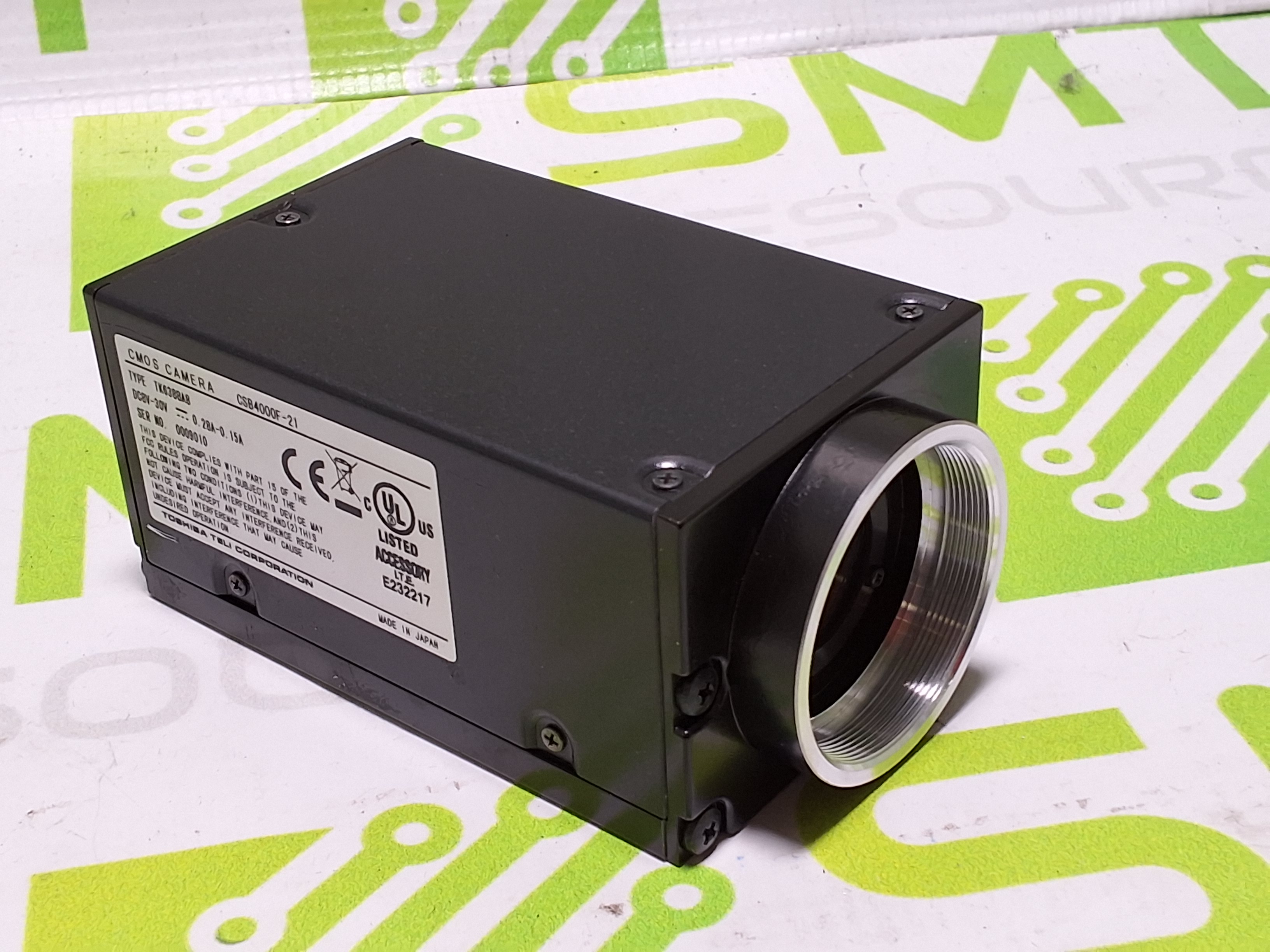 Used FUJI NXT CMOS CAMERA CSB4000F-21 TYPE TK6388A8