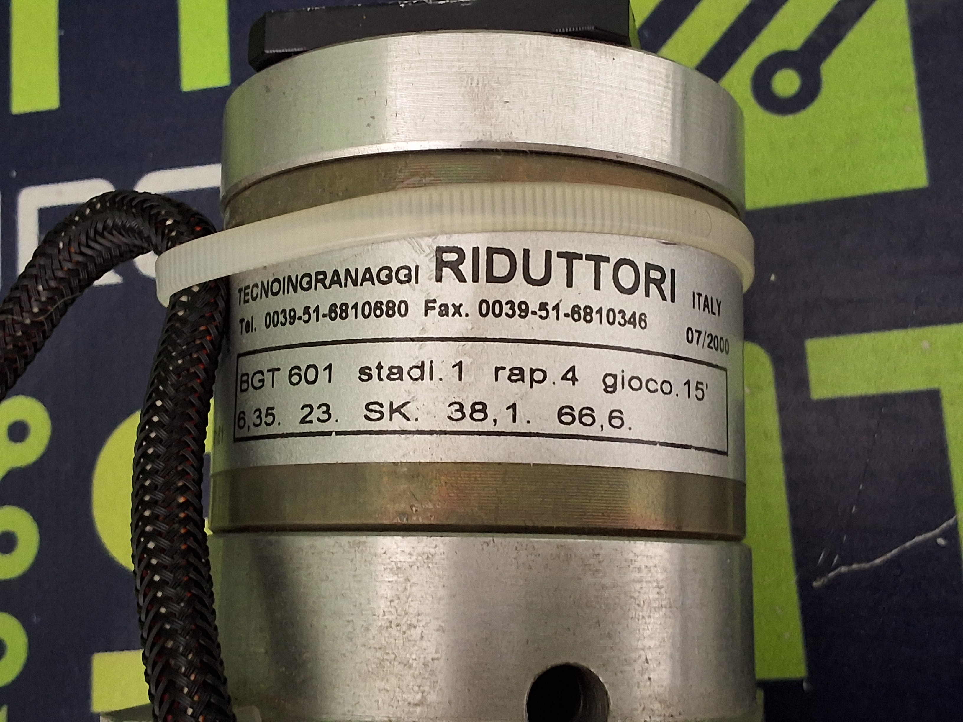 Used ROCKWELL DEK 23-2 STEPPER+BGT601 4:1 SERVO MOTOR 43-0566