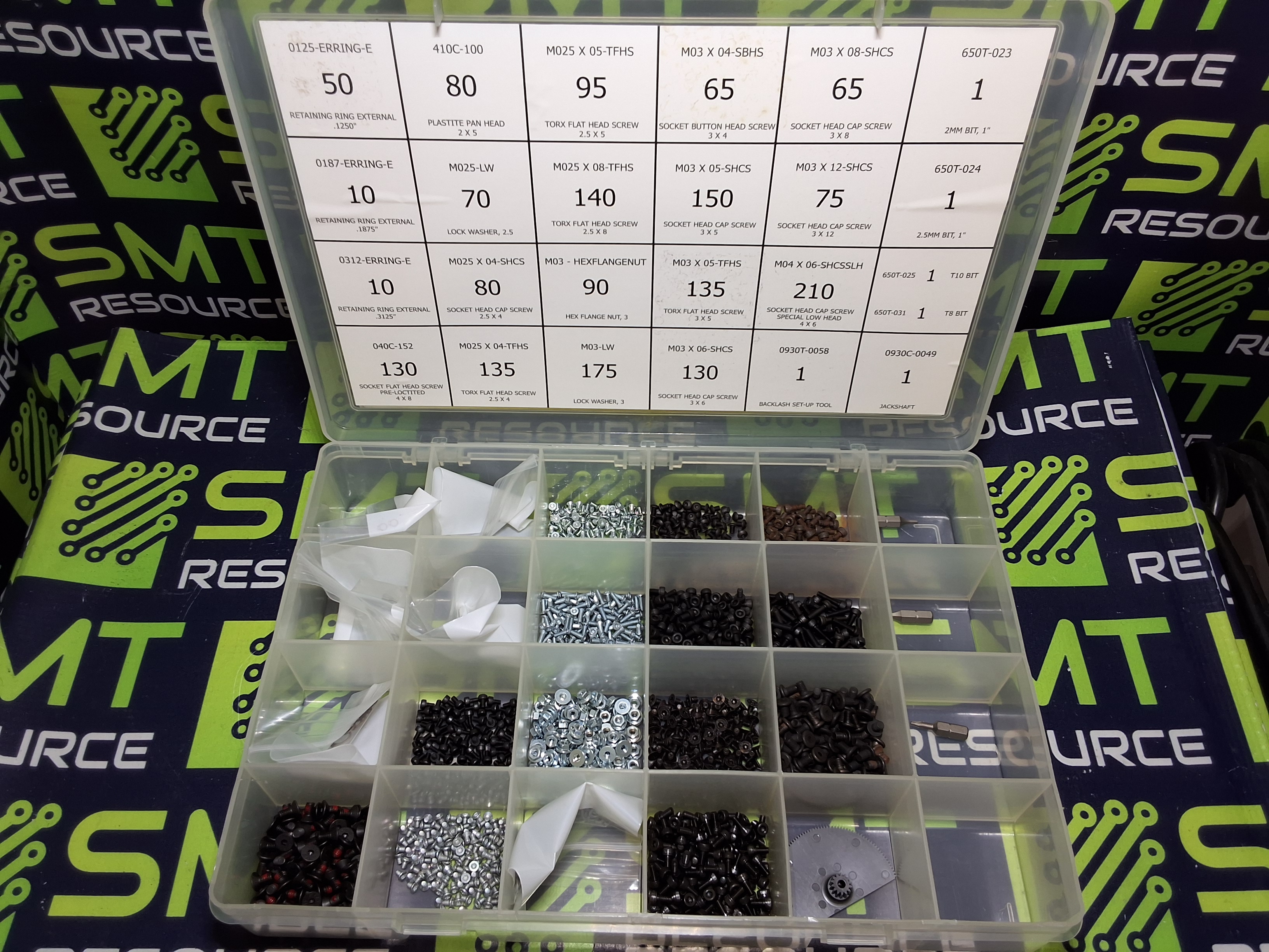 Used UNIVERSAL INSTRUMENTS 51268301 HIGH PERFORMANCE GOLD HARDWARE KIT 8-32mm