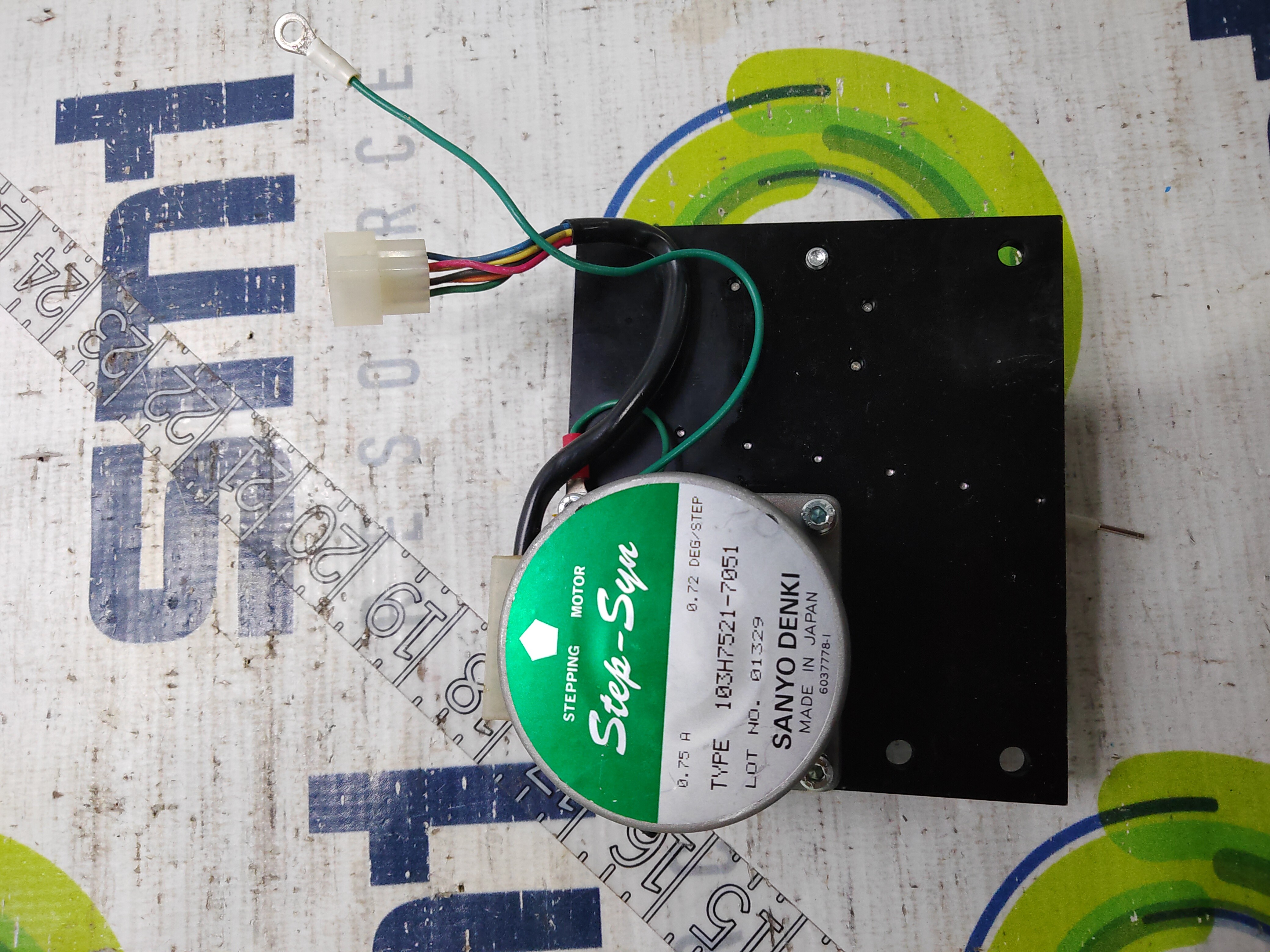 Used SANYO DENKI 103H7521-7051 STEPPING MOTOR WITH TAKAYA PROBE HEAD
