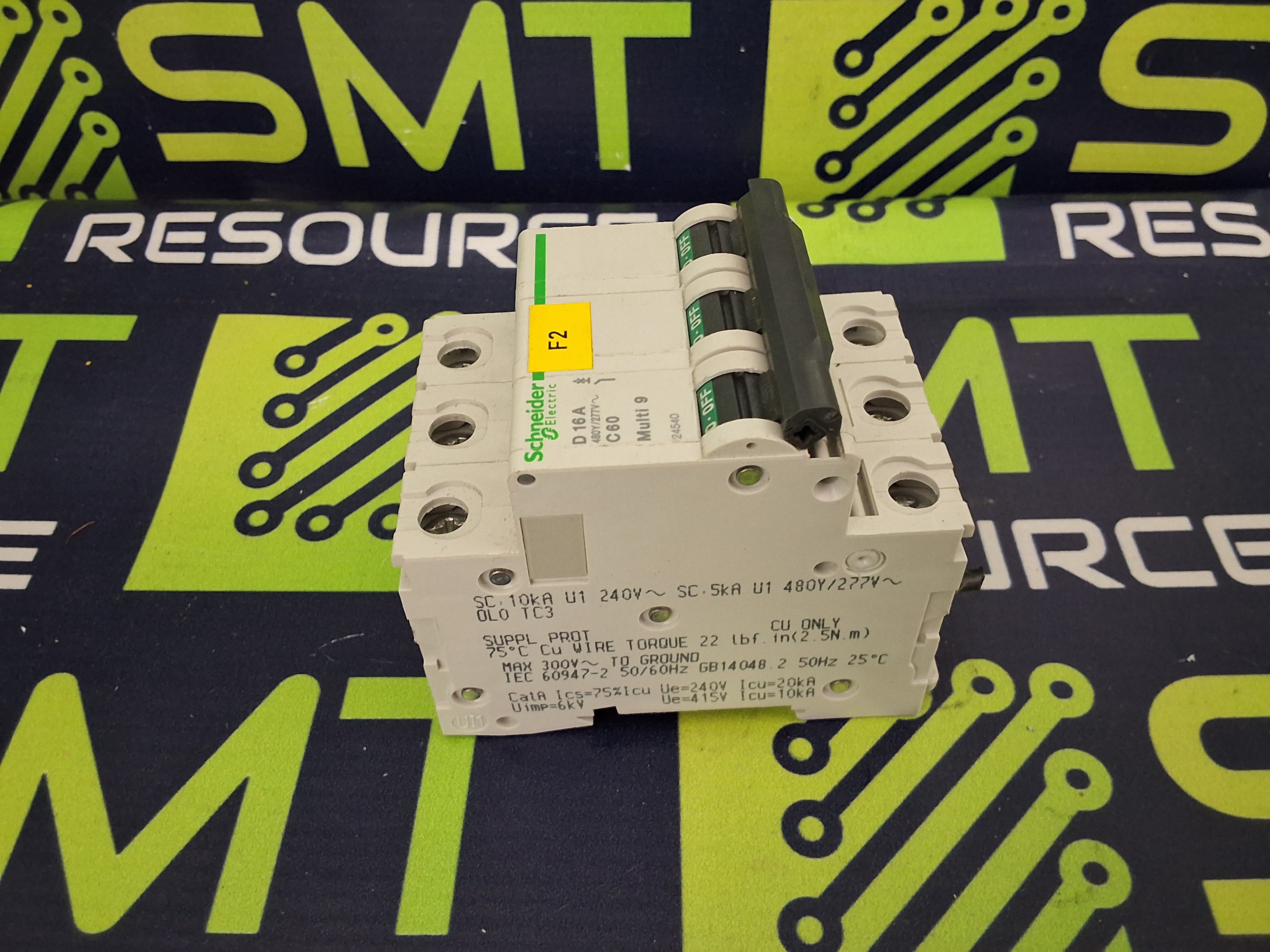 Used SCHNEIDER ELECTRIC D16A MULTI 9 C60