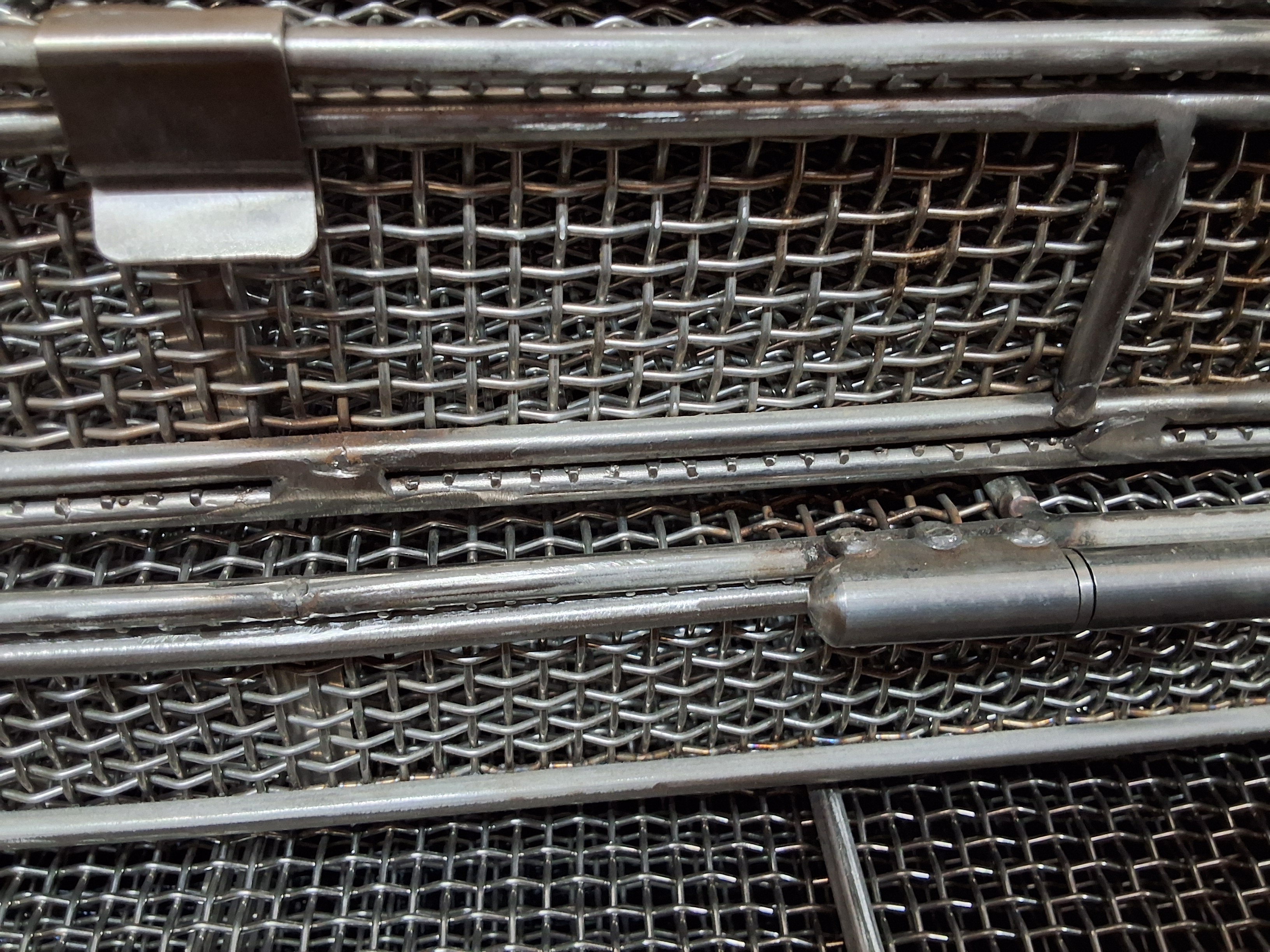 Used STAINLESS STEEL WIRE MESH PCB WASH BASKET 