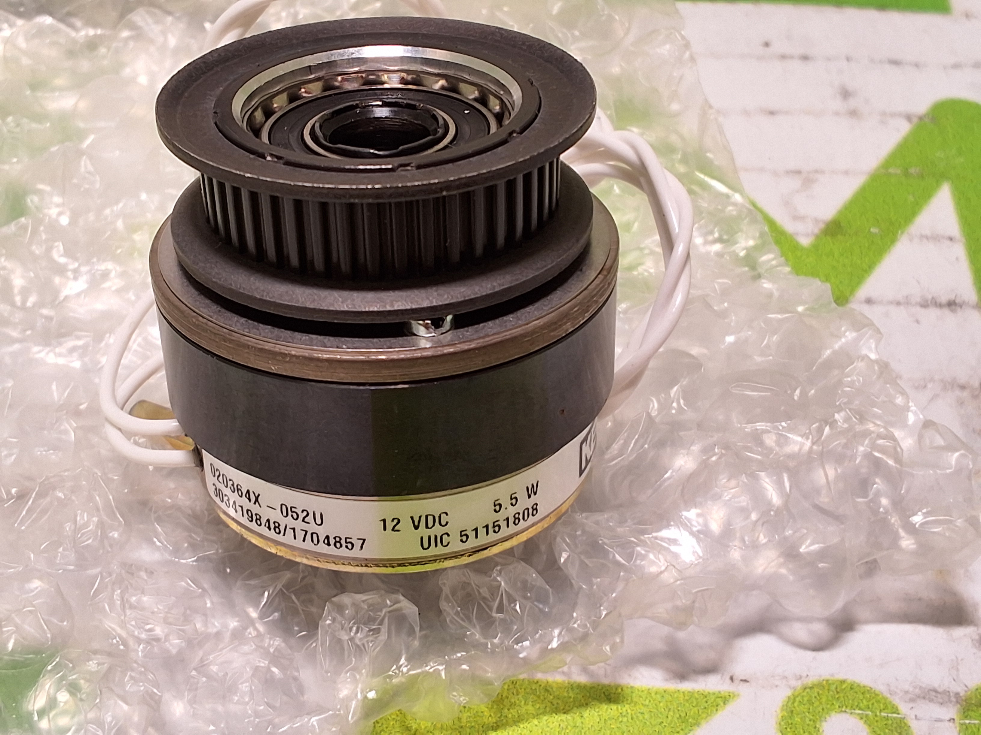 KEB 020364X-052U CLUTCH BRAKE FLEXJET SPINDLE 5.5W 12VDC - NEW