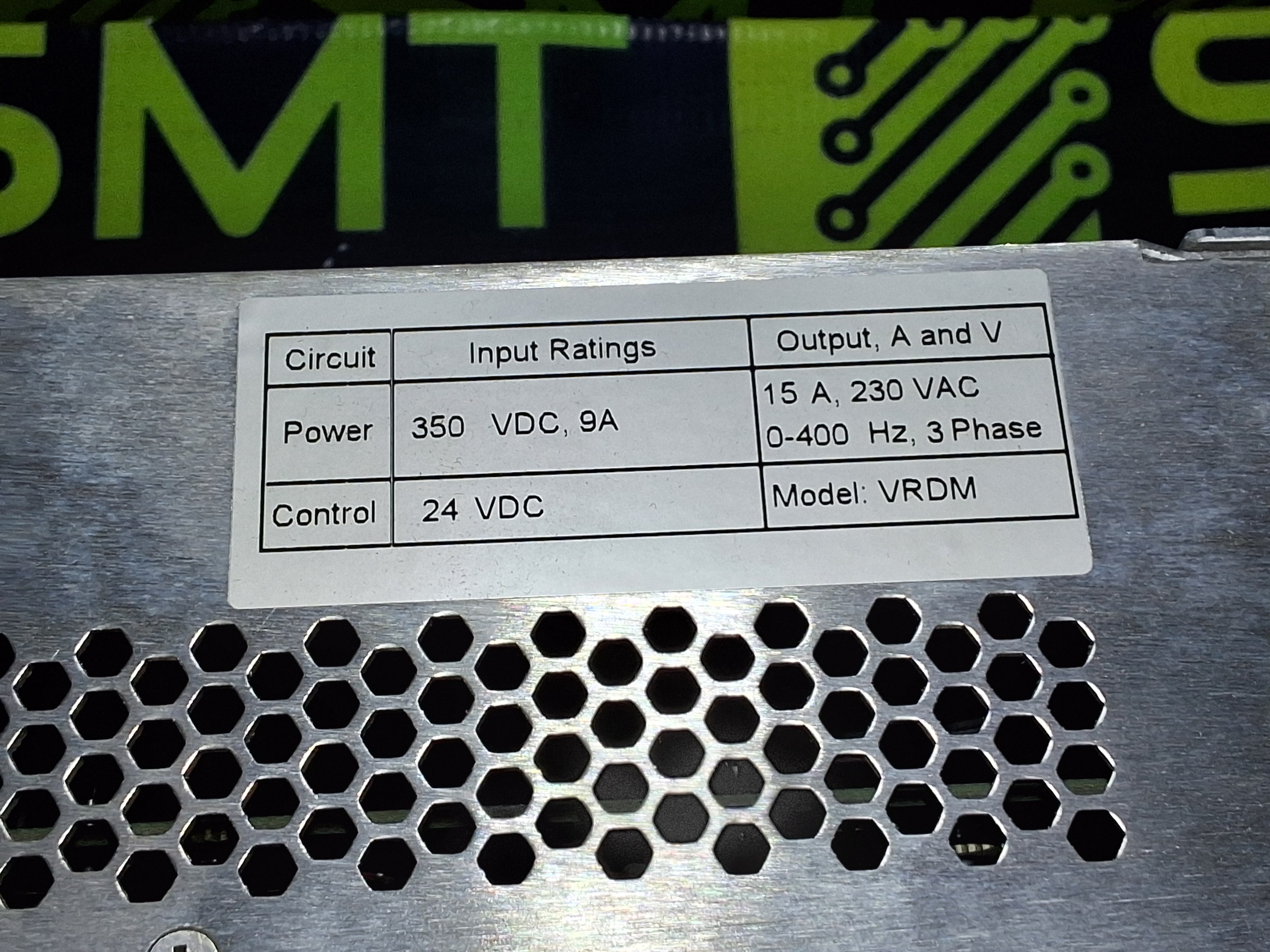 Used SERVOTRONIX PRD-0051AMPz-X2 VRDM AMPLIFIER 51854501