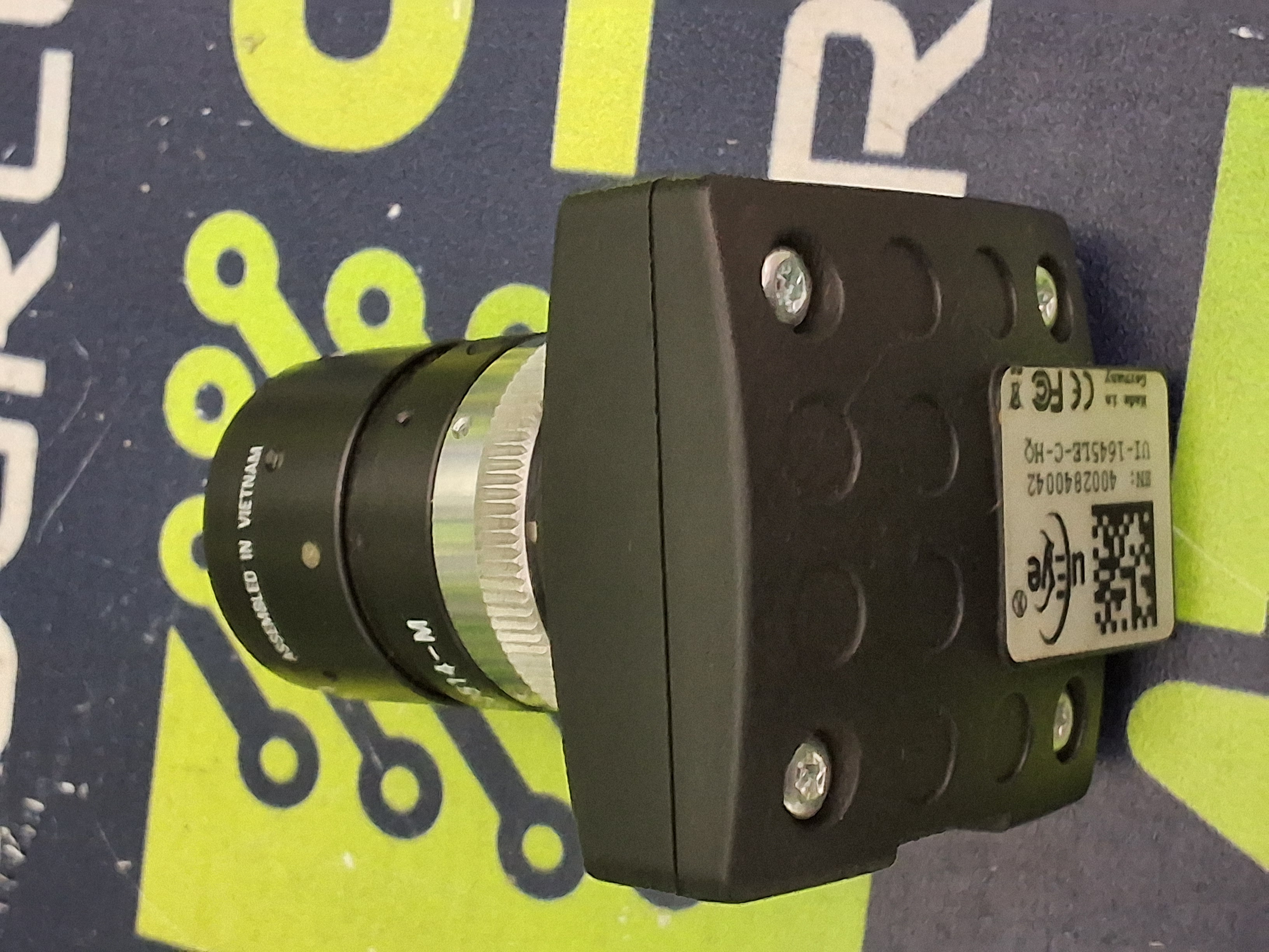 Used IDS uEye UI-1645LE-C-HQ USB 2.0 INDUSTRIAL DIGITAL CAMERA WITH PENTAX C2514-M LENS