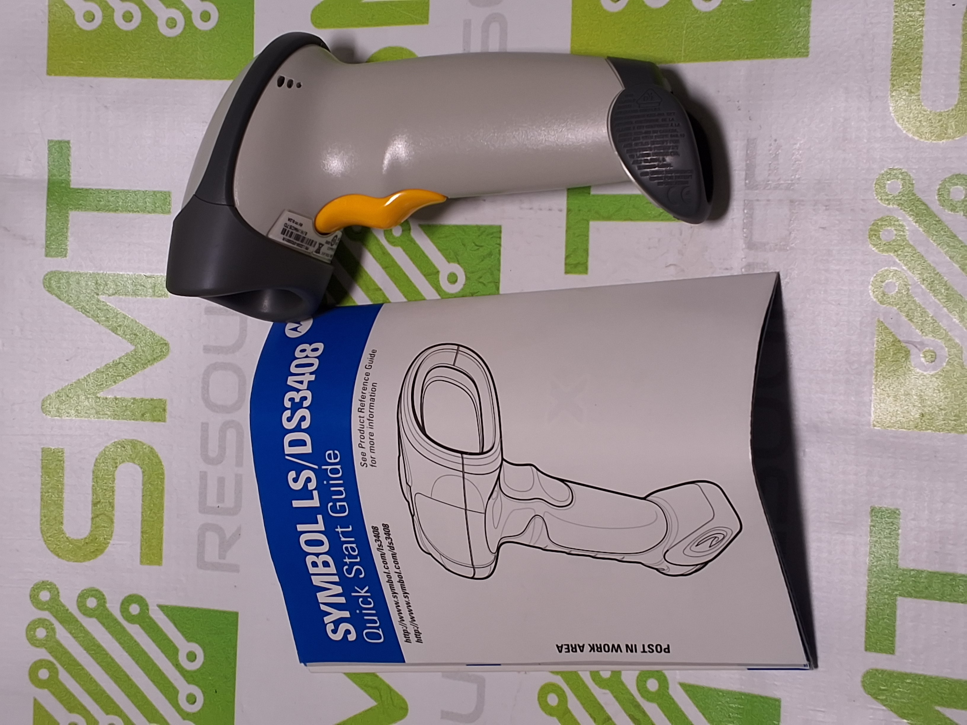 Used SYMBOL LS2208-SR20001R HANDHELD BARCODE SCANNER - LIKE NEW