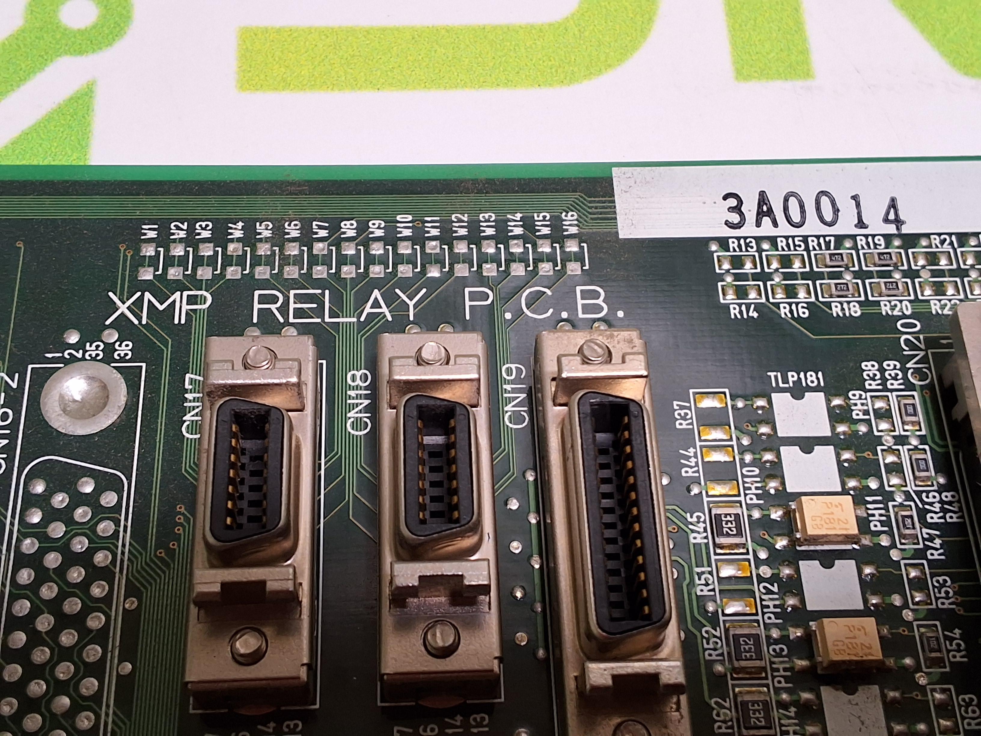 Used JUKI E8614729 REV. 01 XMP RELAY PCB 