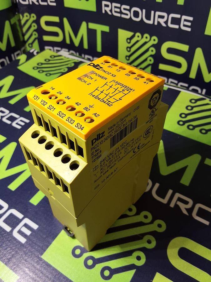 Used PILZ PNOZ X3 774319 SAFETY RELAY 240VAC 24VDC