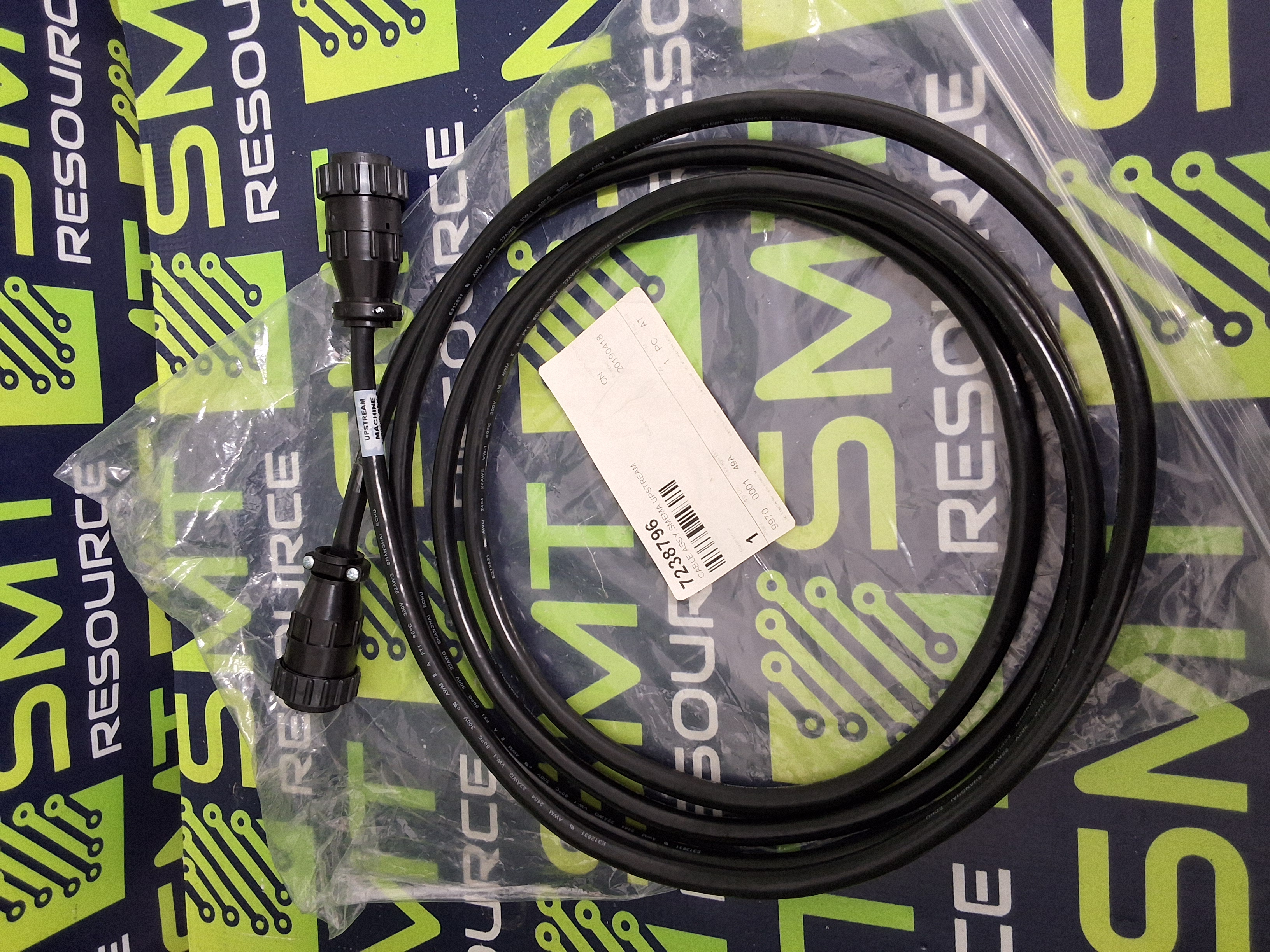 SMEMA 5-PIN UPSTREAM CABLE ASSEMBLY - 7238796 - BRAND NEW