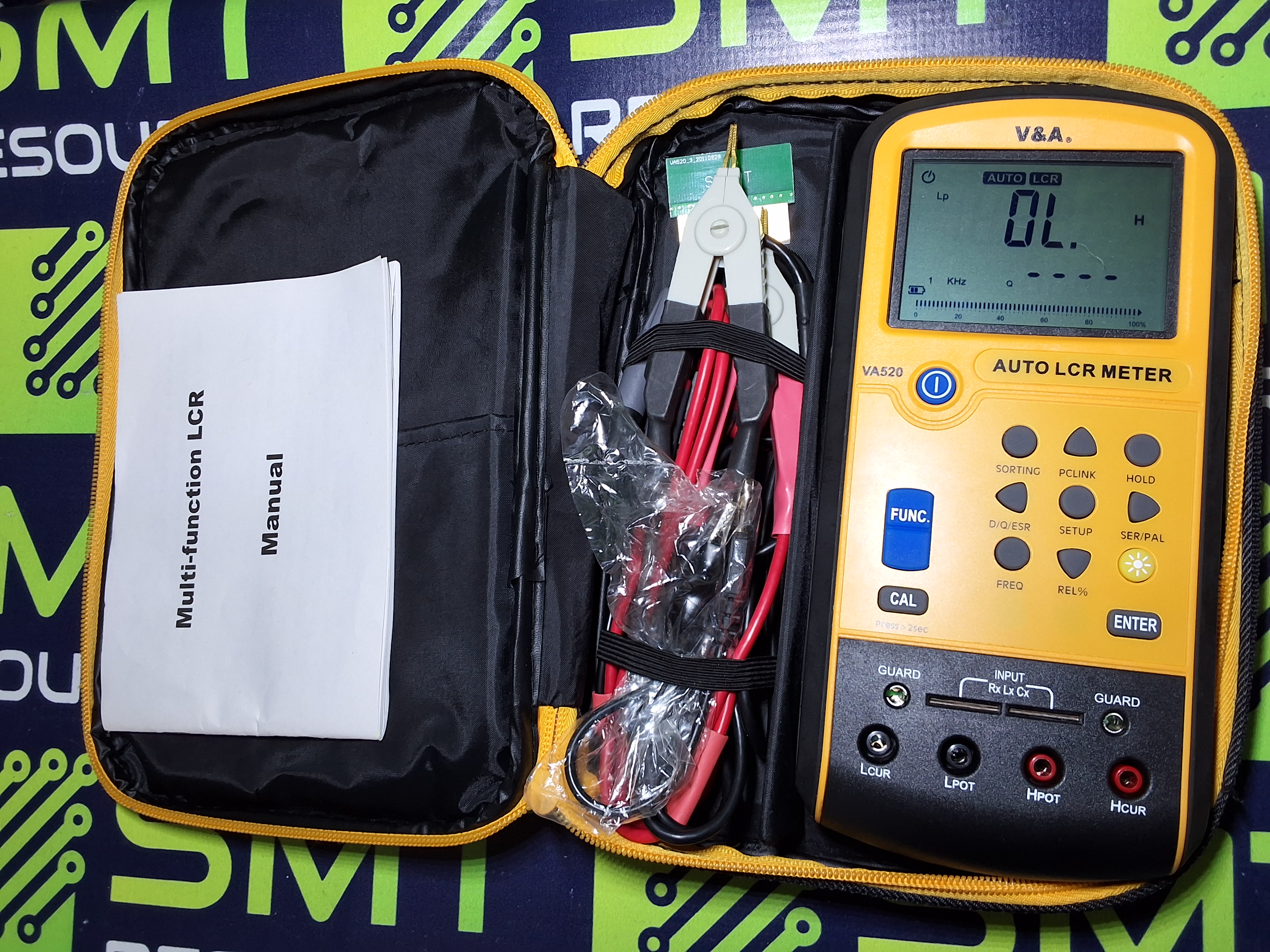 Used V&A PORTABLE MULTI-FUNCTION VA520 LCR METER 