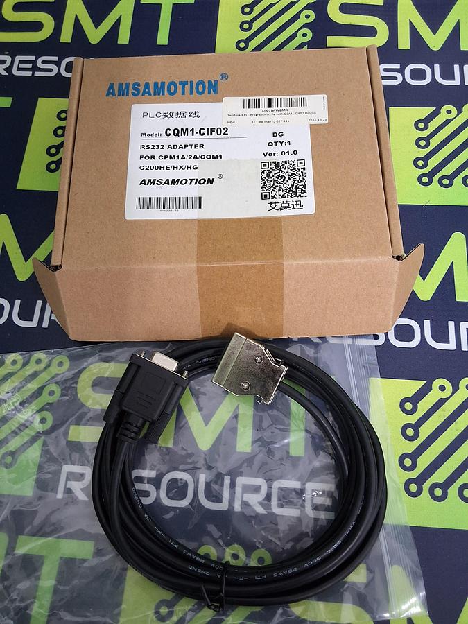 OMRON CQM1-CIF02 PLC PROGRAMMING AND COMMUNICATION CABLE - BRAND NEW