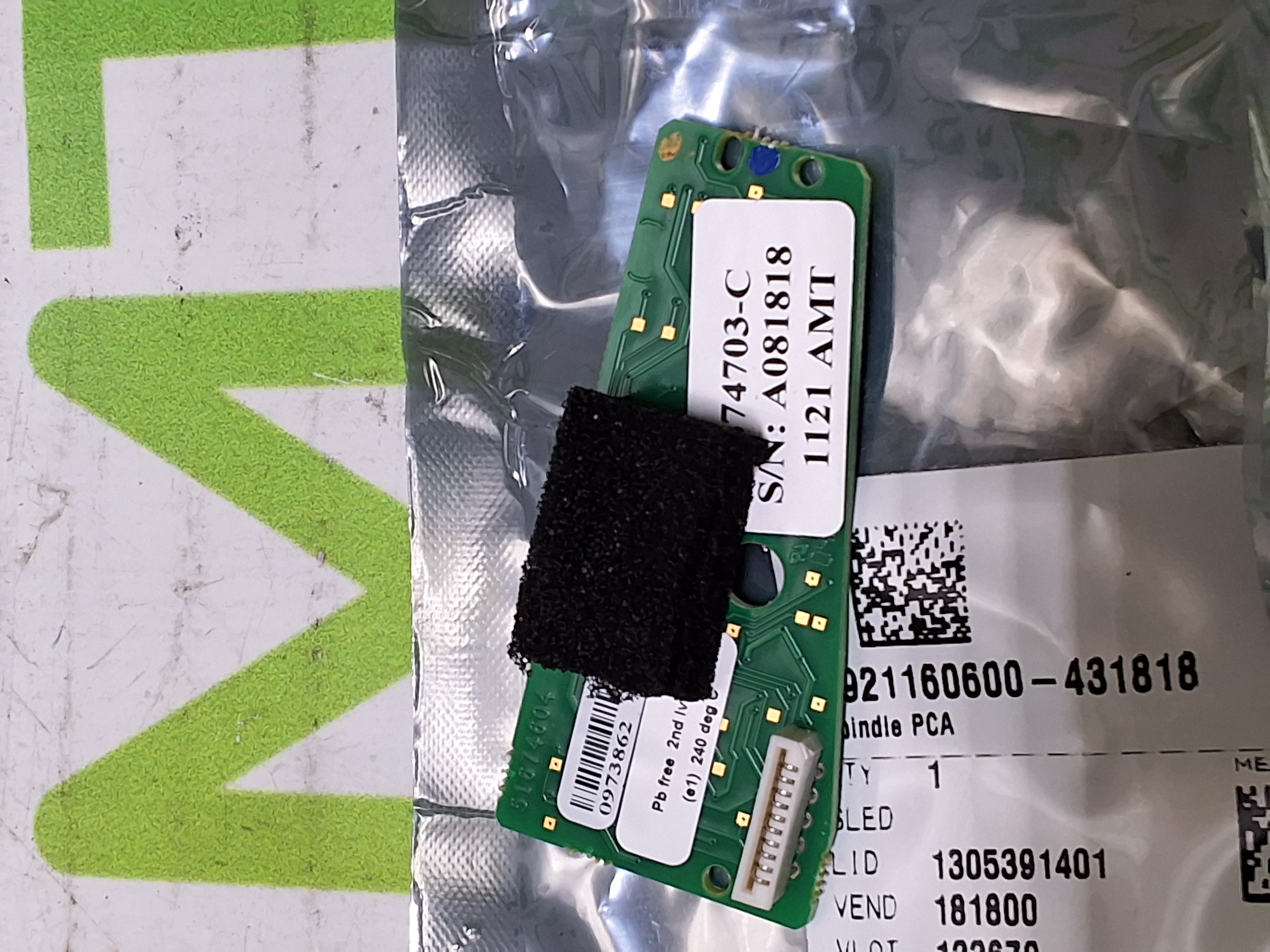 UNIVERSAL INSTRUMENTS SPINDLE PCA 51674703 - BRAND NEW