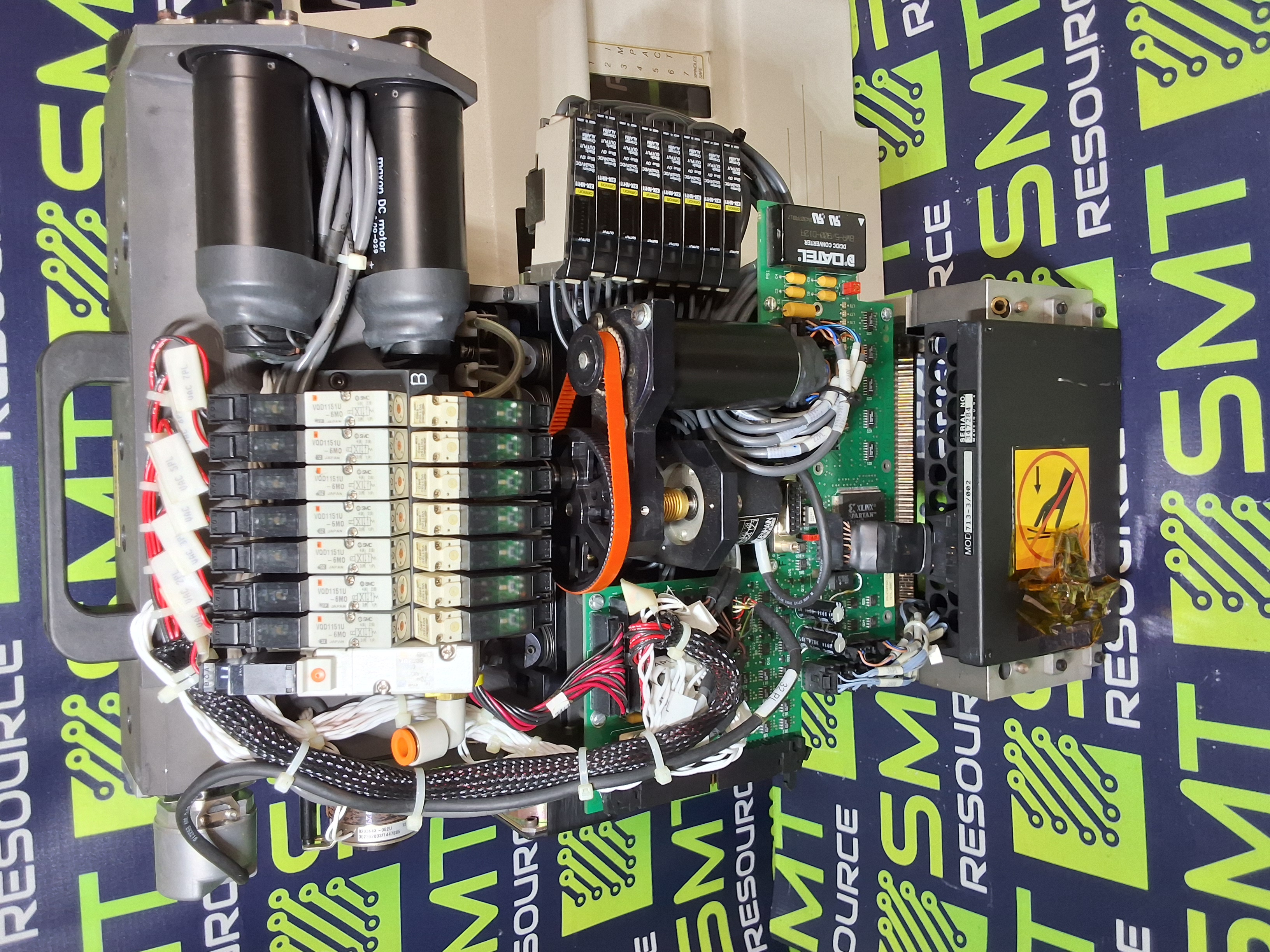 Used UNIVERSAL INSTRUMENTS 47443405 GSM FLEX JET HEAD ASSEMBLY