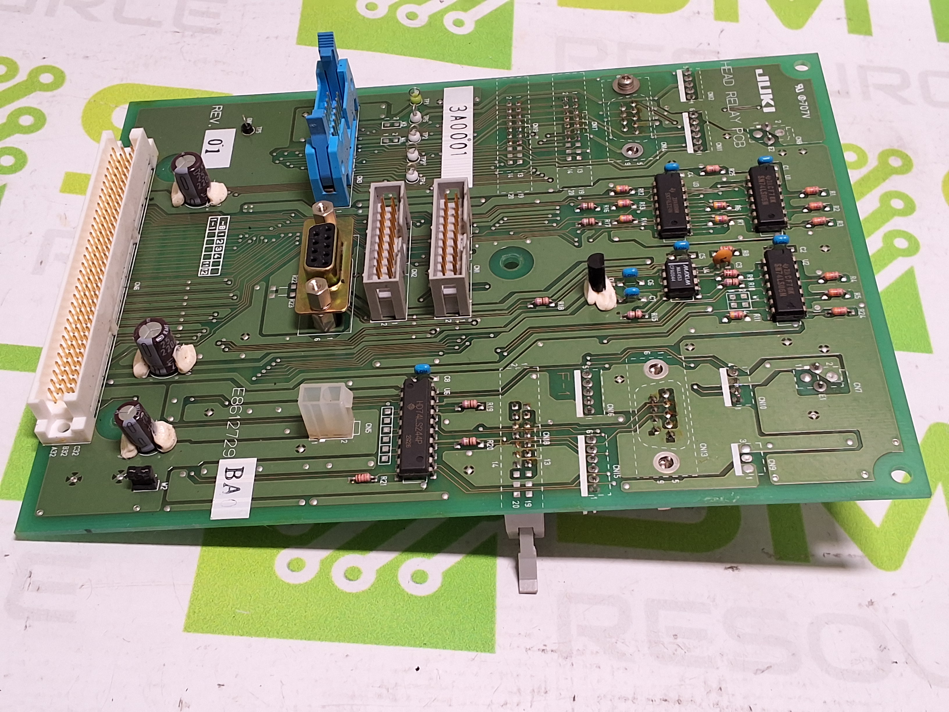 Used JUKI E8612729 E8612729BAO HEAD RELAY PCB