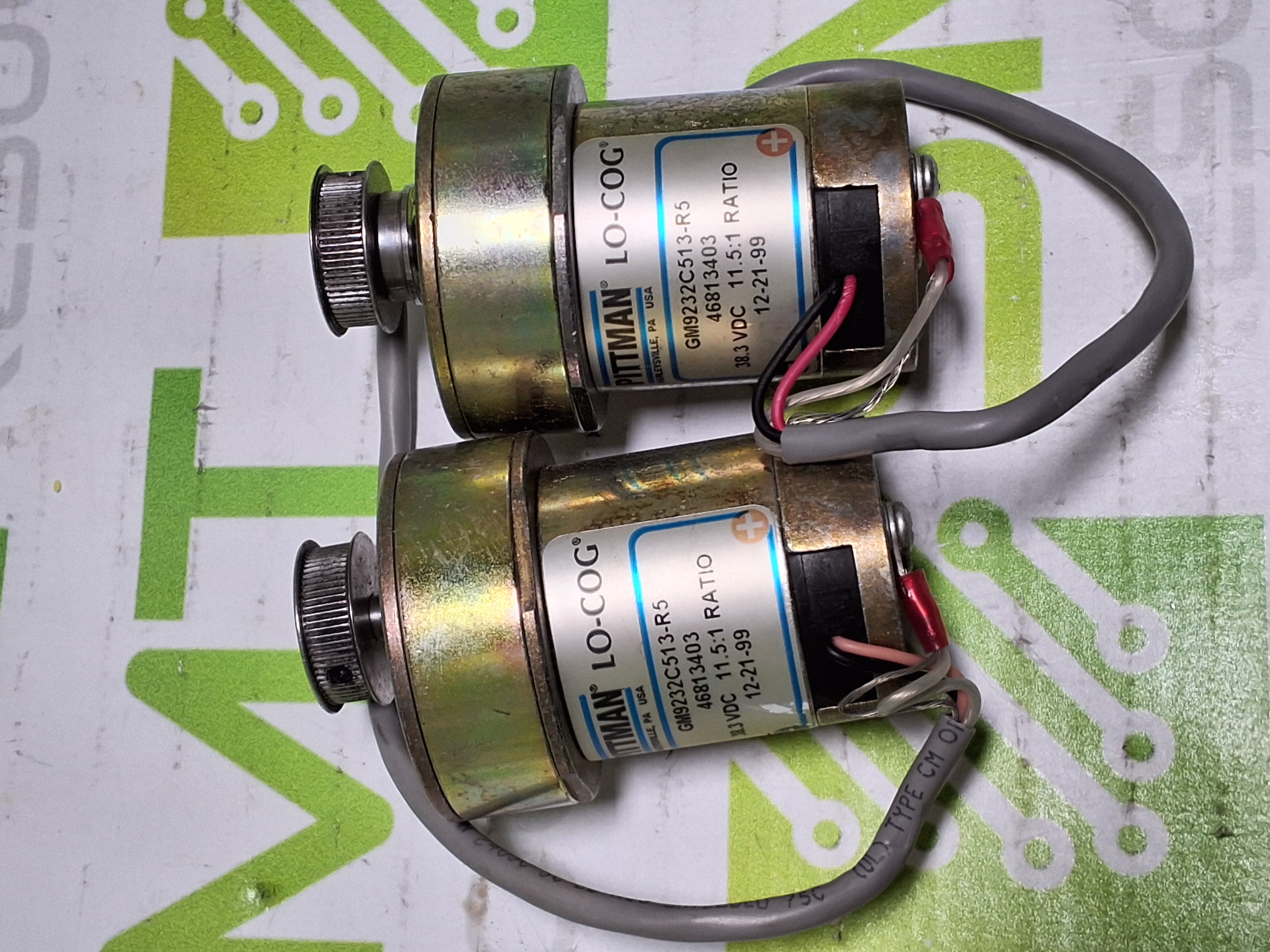 Used PITTMAN GM9232C513-R5 LO-COG GEARMOTOR 46813403 