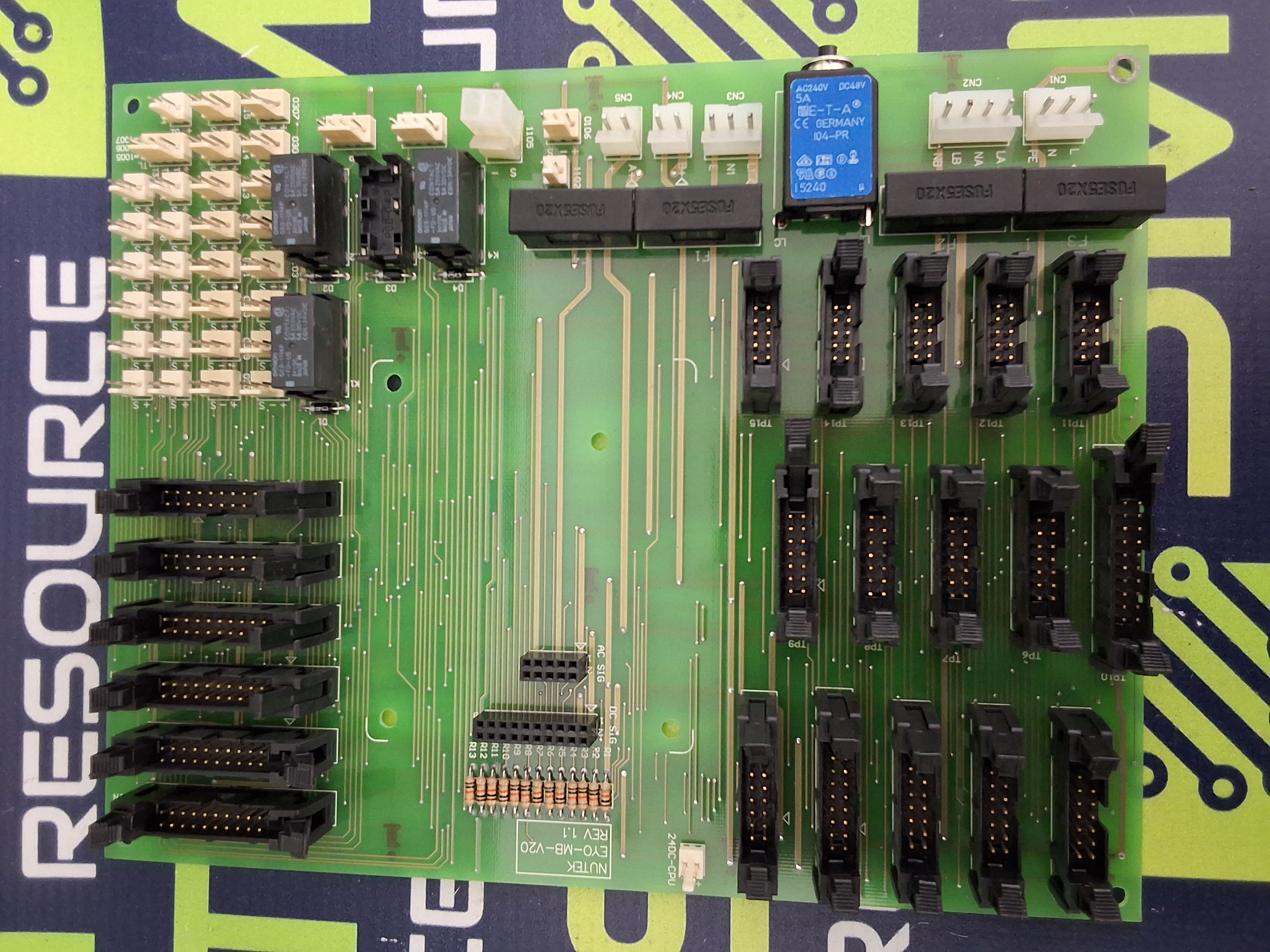 Used NUTEK EYO-MB-V20 PLC MAIN CONTROLLER BOARD