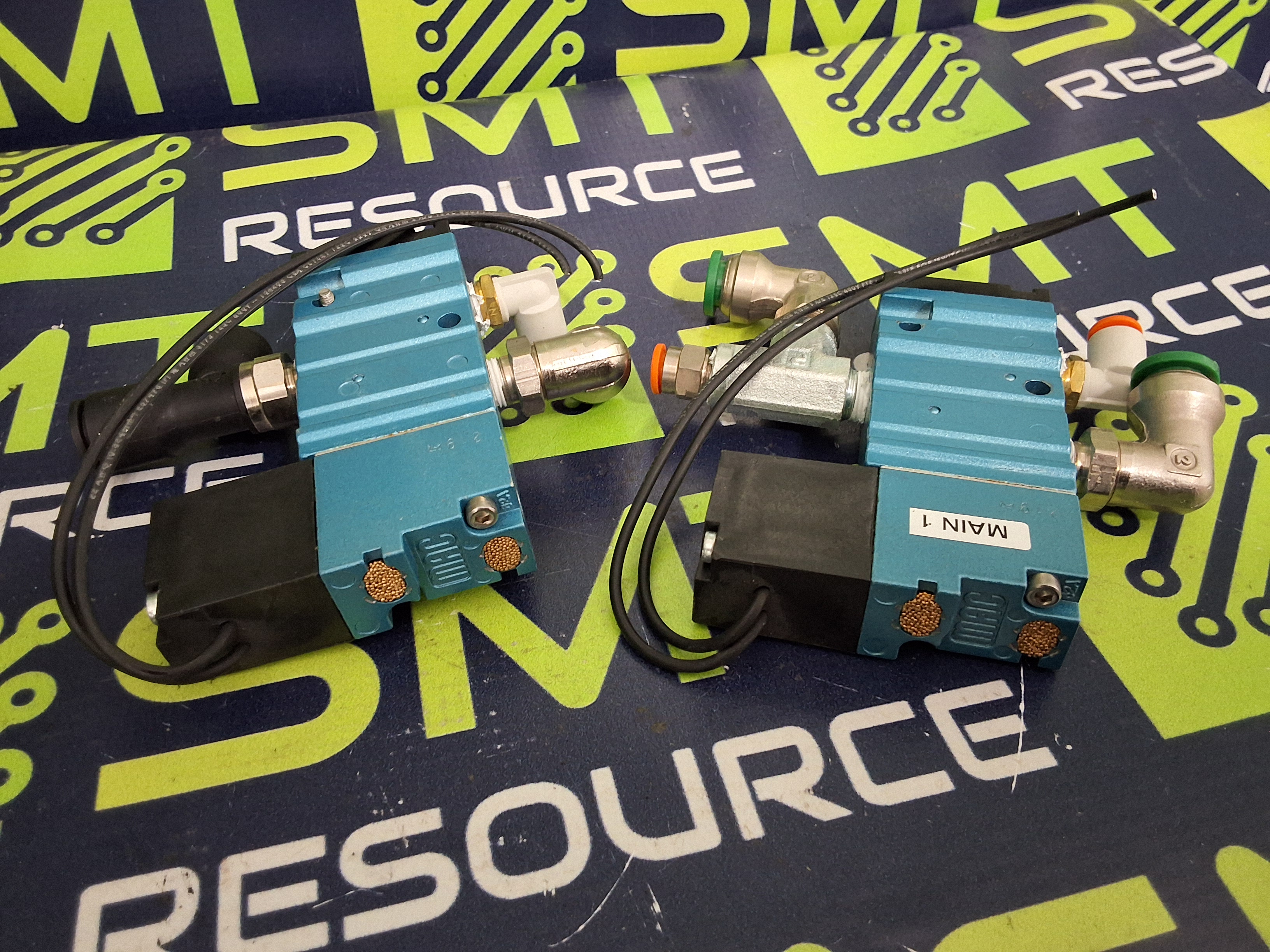 Used MAC VALVE 52A-11-AOA-DM-DDAA-1BA WITH DMB-DDAA-1BA SOLENOID VALVE