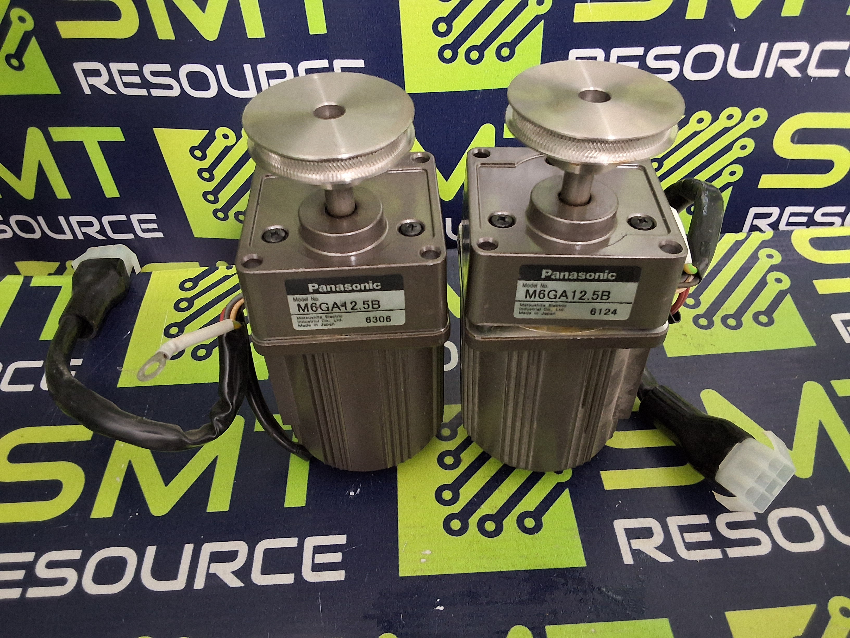 Used PANASONIC M61A6GV4L MOTOR WITH PANASONIC M6GA12.5B GEAR HEAD