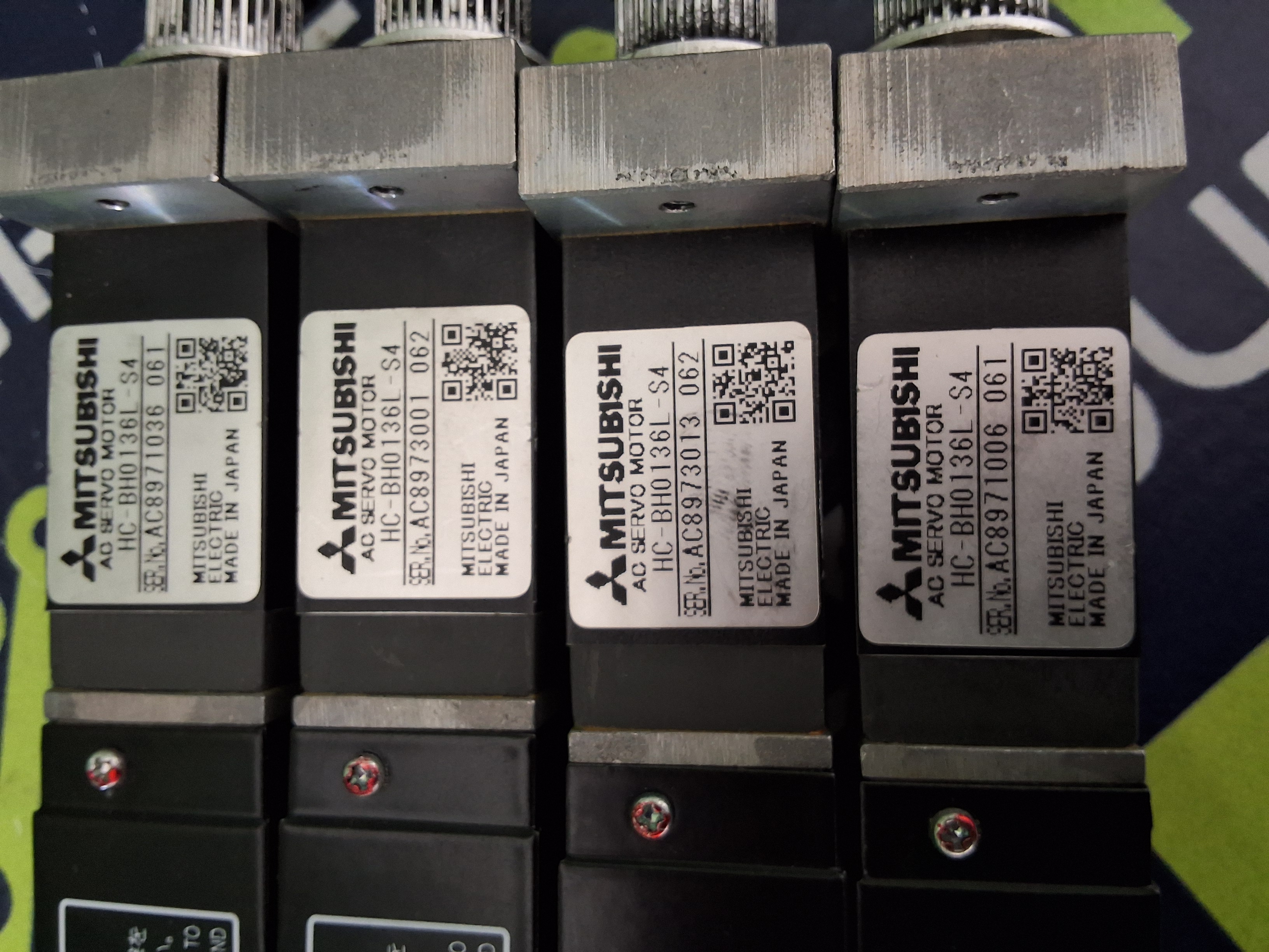 Used MITSUBISHI HC-BH0136L-S4 AC SERVO MOTOR  