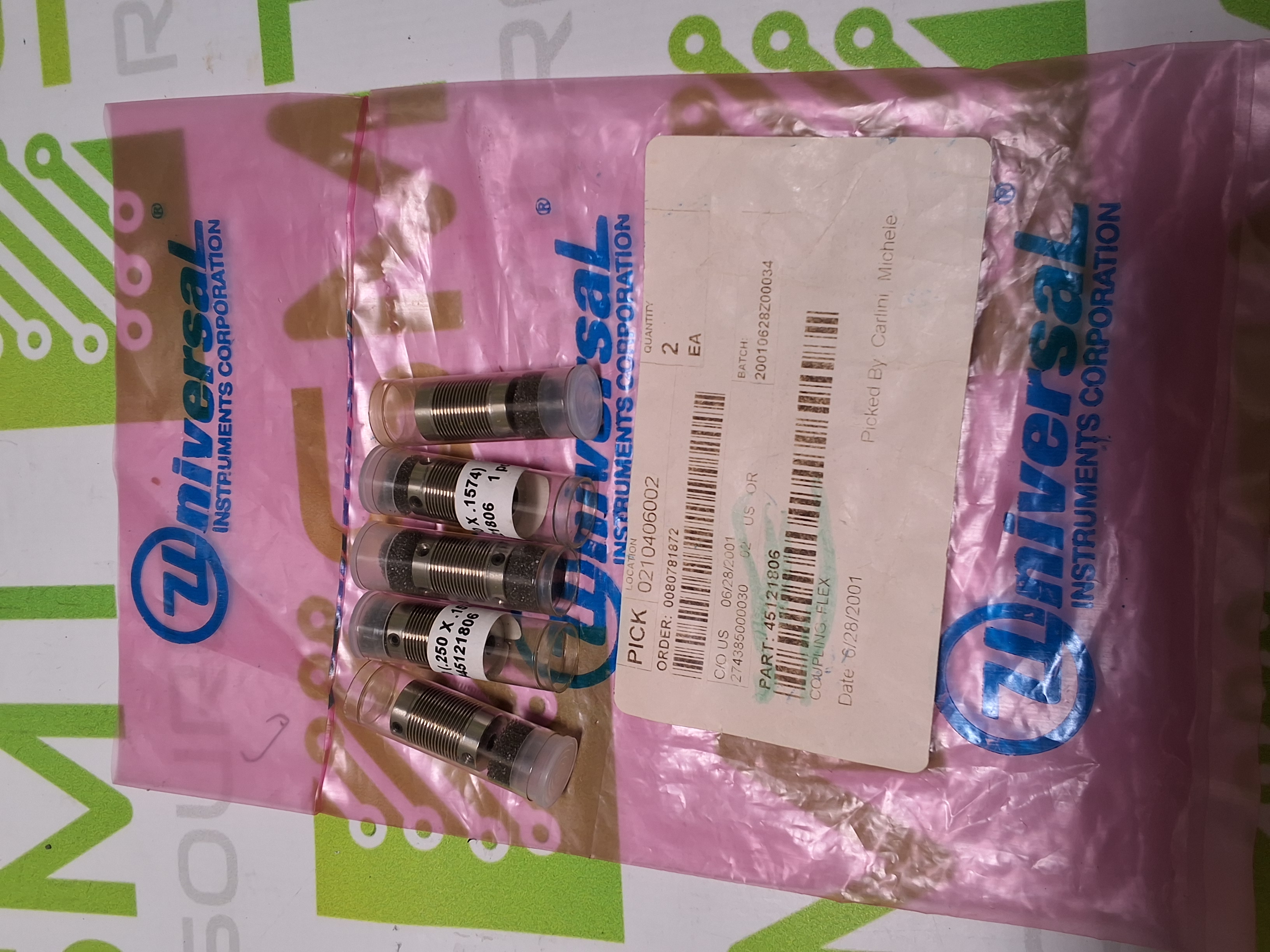 UNIVERSAL INSTRUMENTS 45121806 FLEX COUPLING - NEW