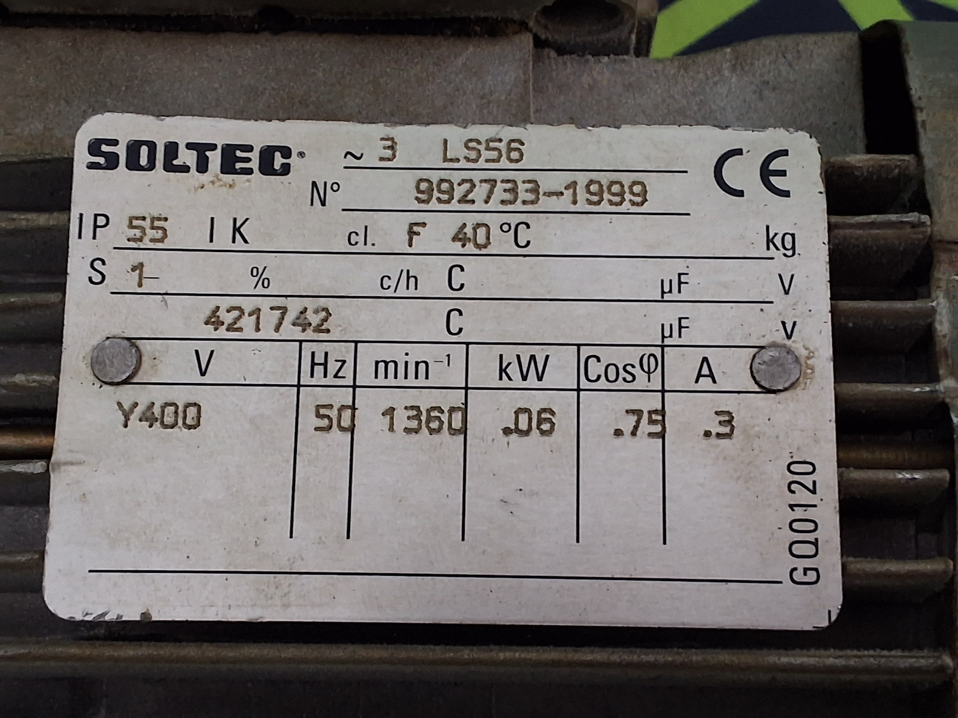 Used SOLTEC 3 LS56 WITH