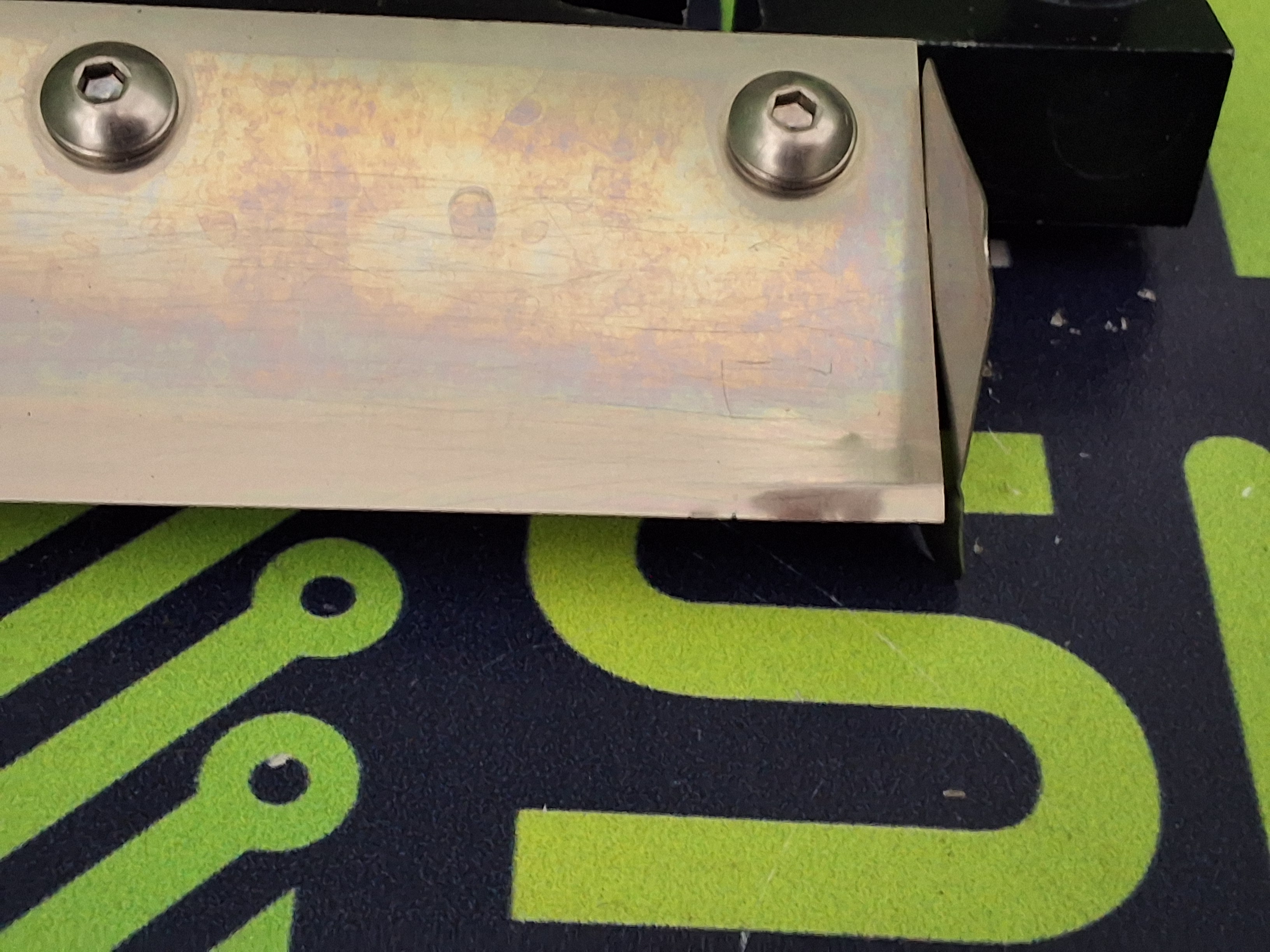 Used SPEEDPRINT SMT PRINTER SQUEEGEE BLADE ASSEMBLY 10.6in / 270mm