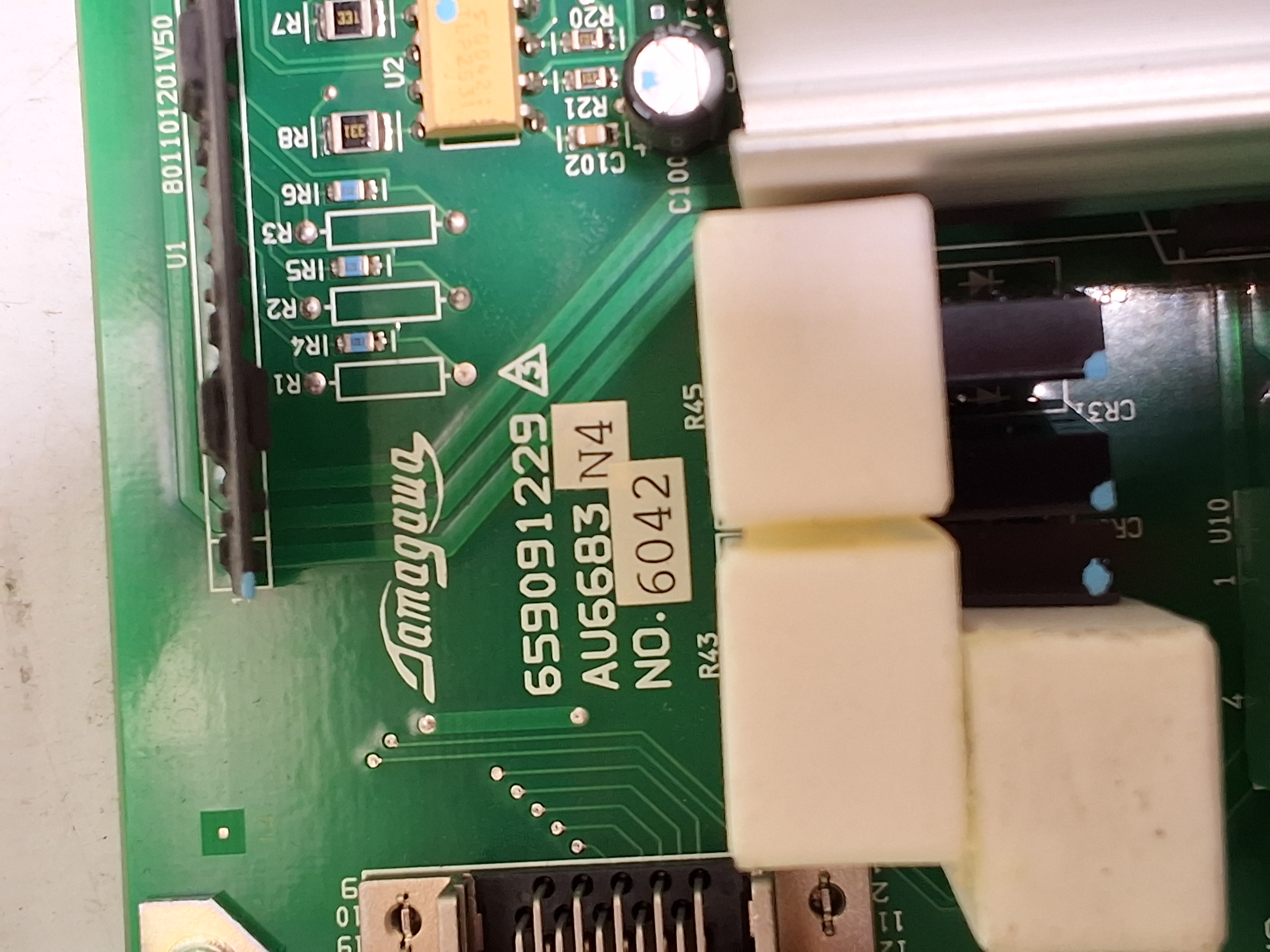 Used TAMAGAWA 659091229 JUKI SERVO AMP CIRCUIT BOARD AU6683