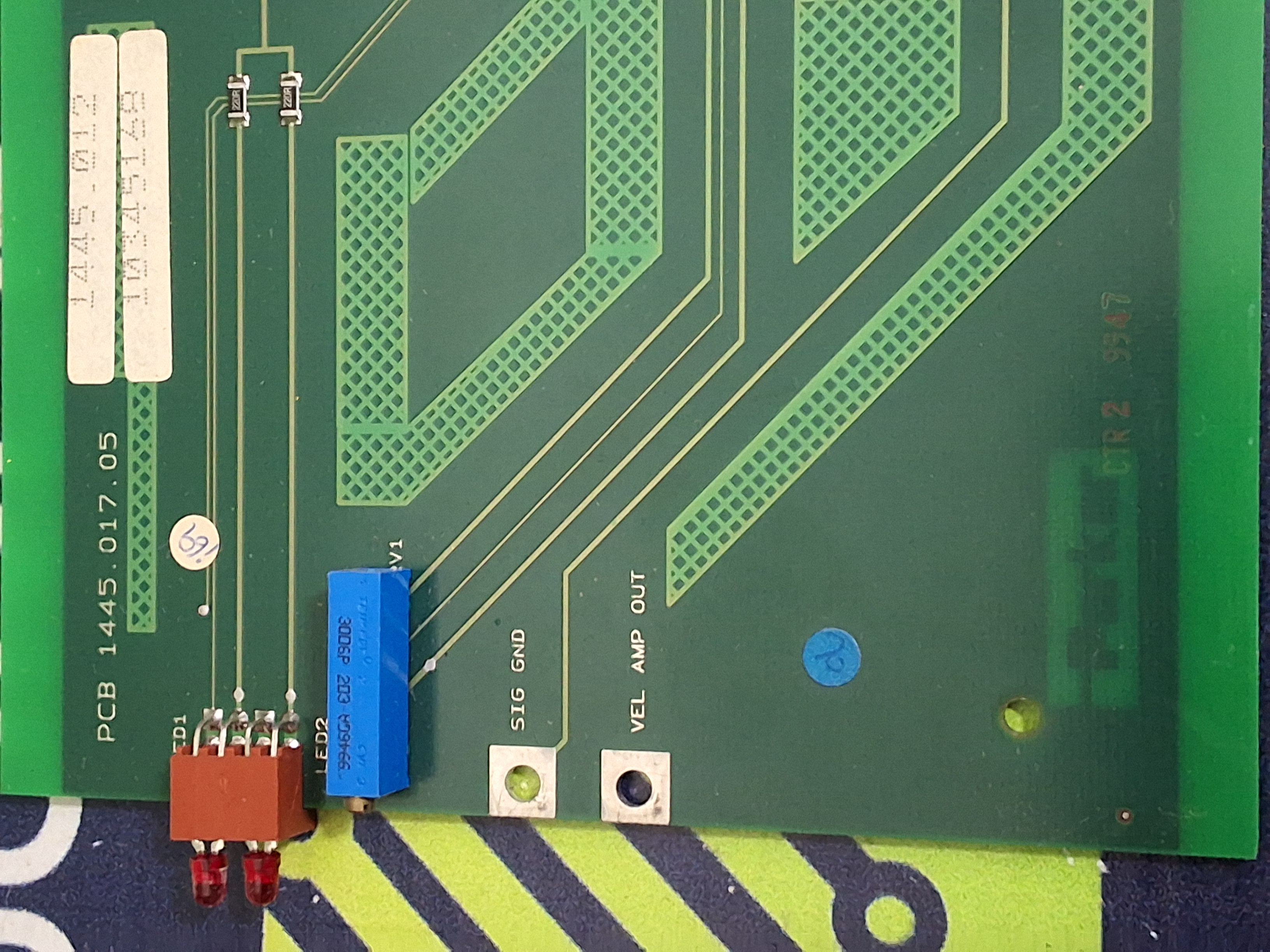 Used PARKER 1445.017.05 PRINTED CIRCUIT BOARD